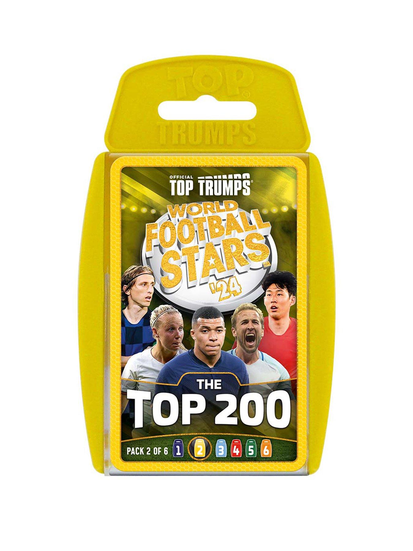 undefined World Football Stars Top 200 Top Trumps - Pack 2