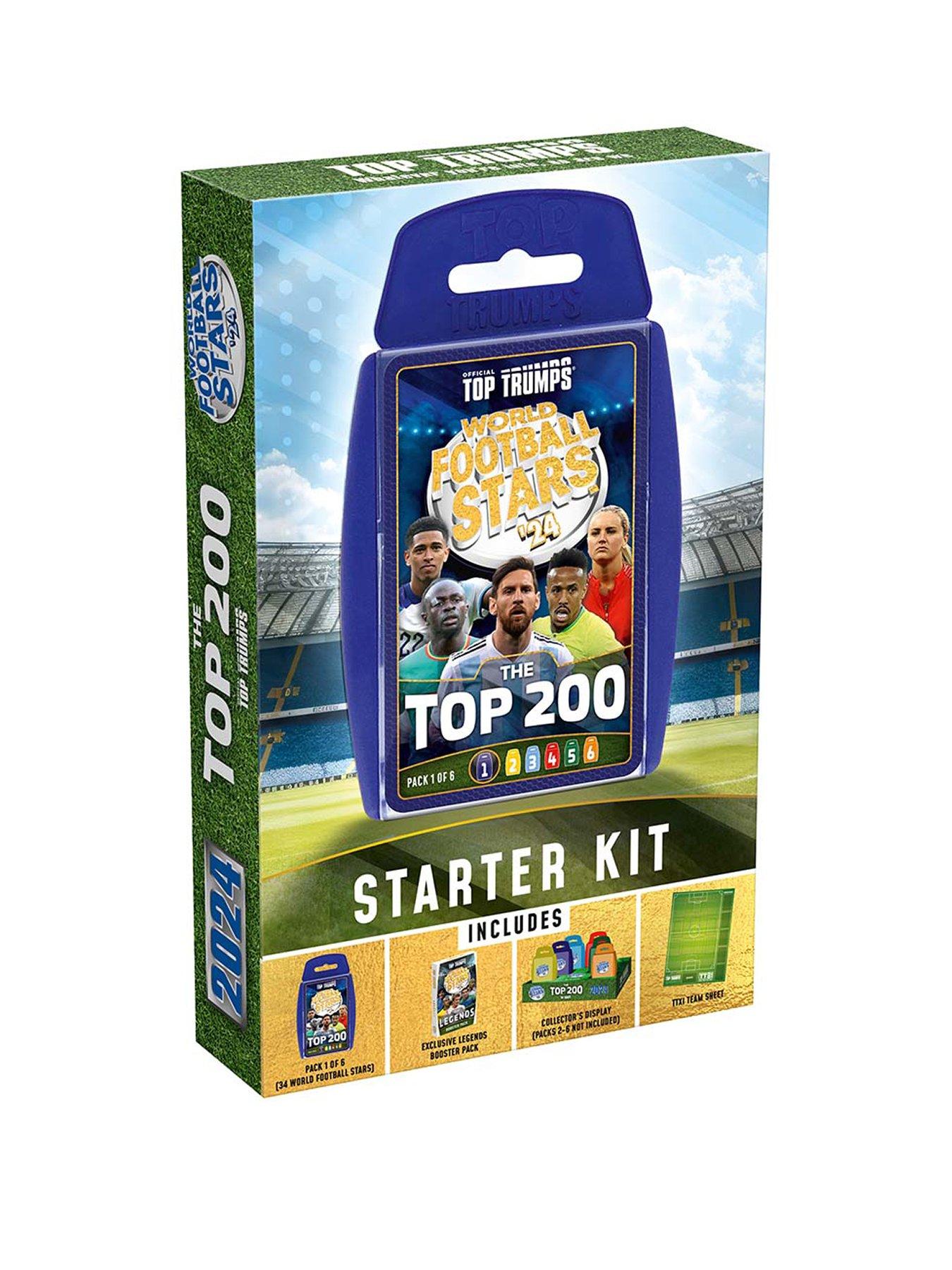 undefined World Football Stars Top 200 Top Trumps - Starter Kit