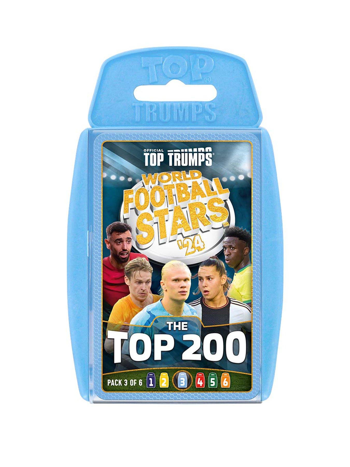 undefined World Football Stars Top 200 Top Trumps - Pack 3