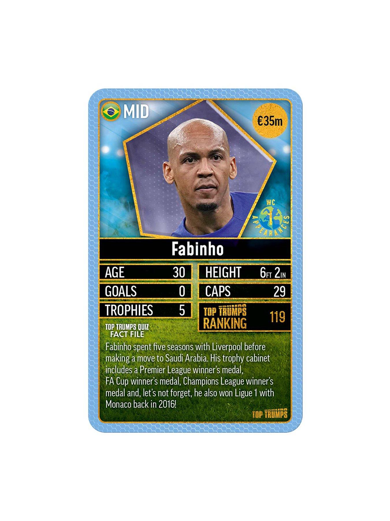 Image 3 of 5 of World Football Stars Top 200 Top Trumps Card Game&nbsp;- Pack 3