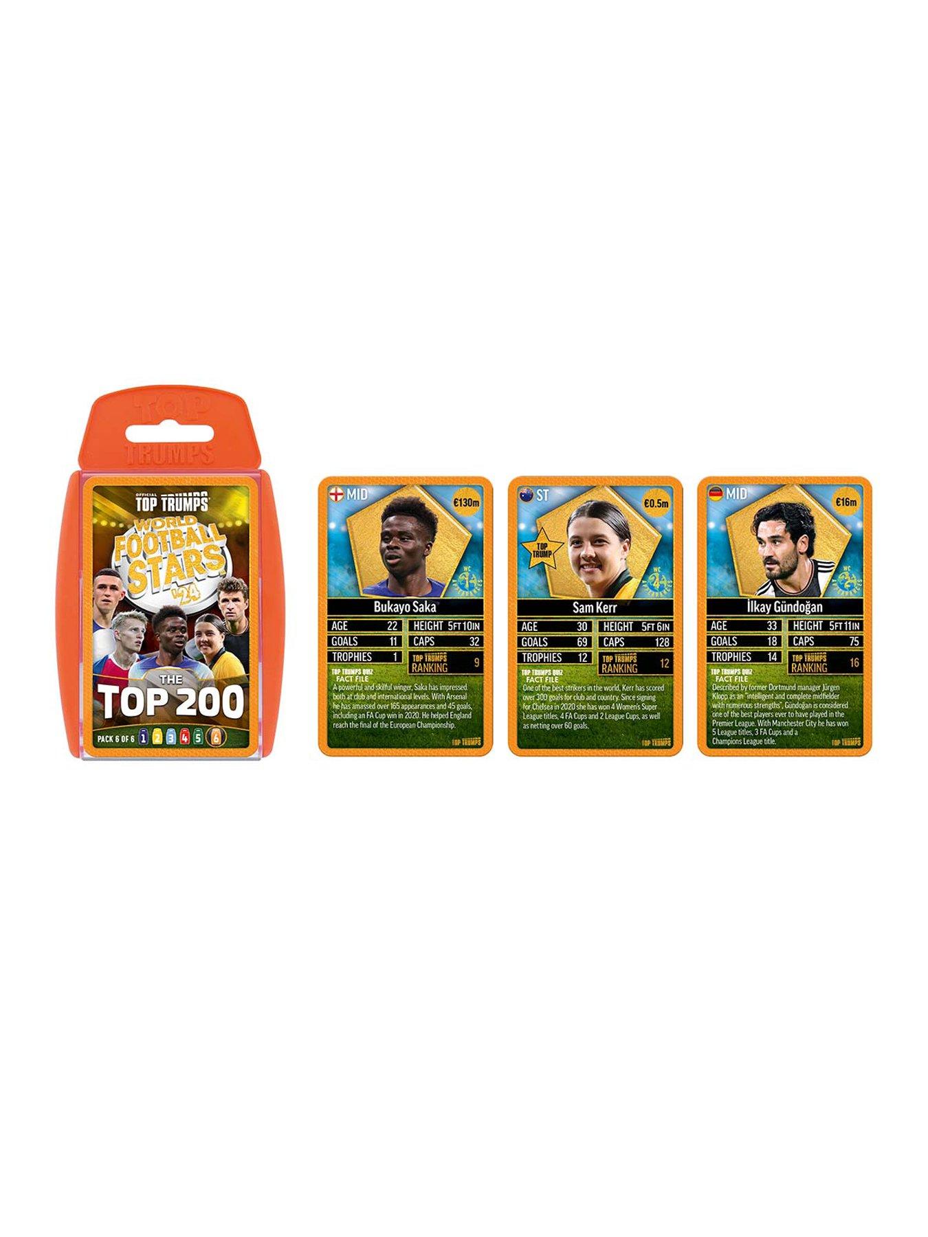Image 5 of 7 of World Football Stars Top 200 Top Trumps - Pack 6