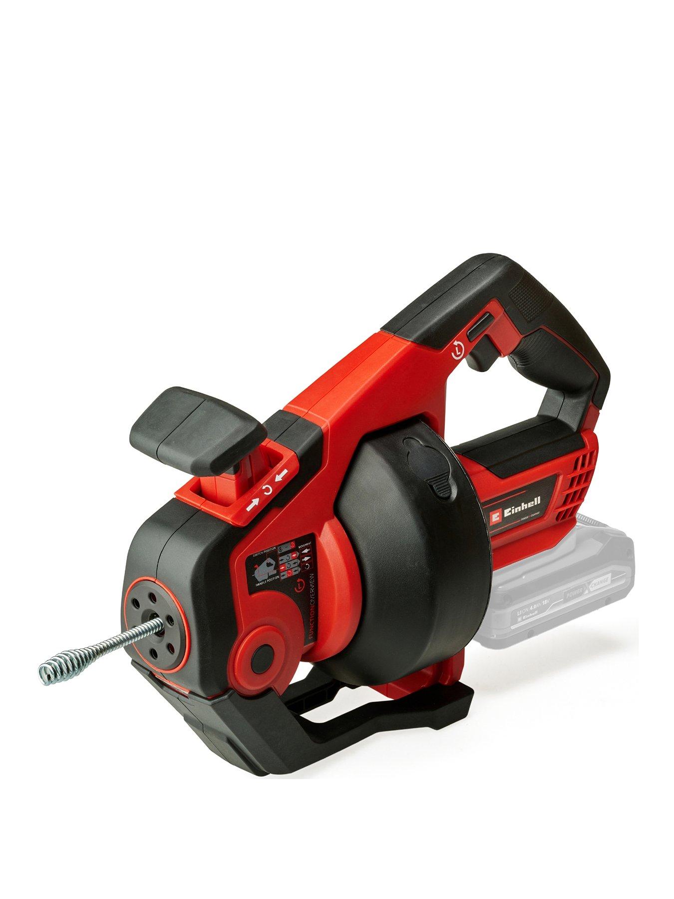 Product photograph of Einhell Pxc Cordless Drain Cleaner 18v Without Battery from very.co.uk