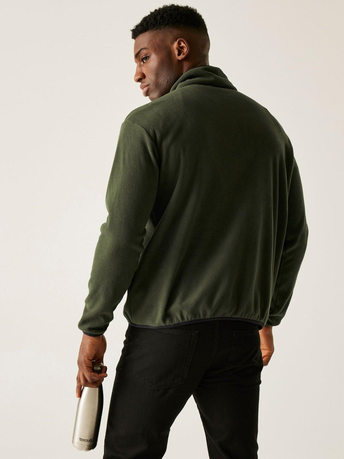 Image 2 of 6 of Regatta Mens Frankie Half Zip Fleece-KHAKI