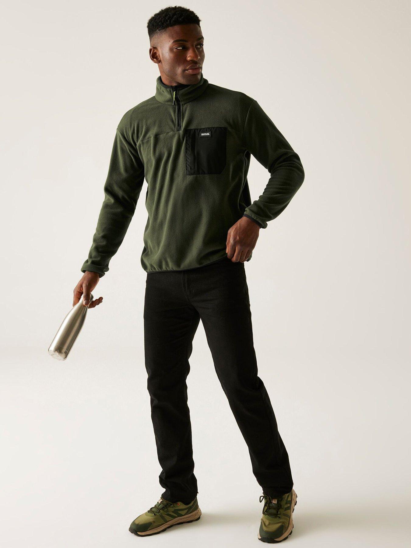 Image 3 of 6 of Regatta Mens Frankie Half Zip Fleece-KHAKI