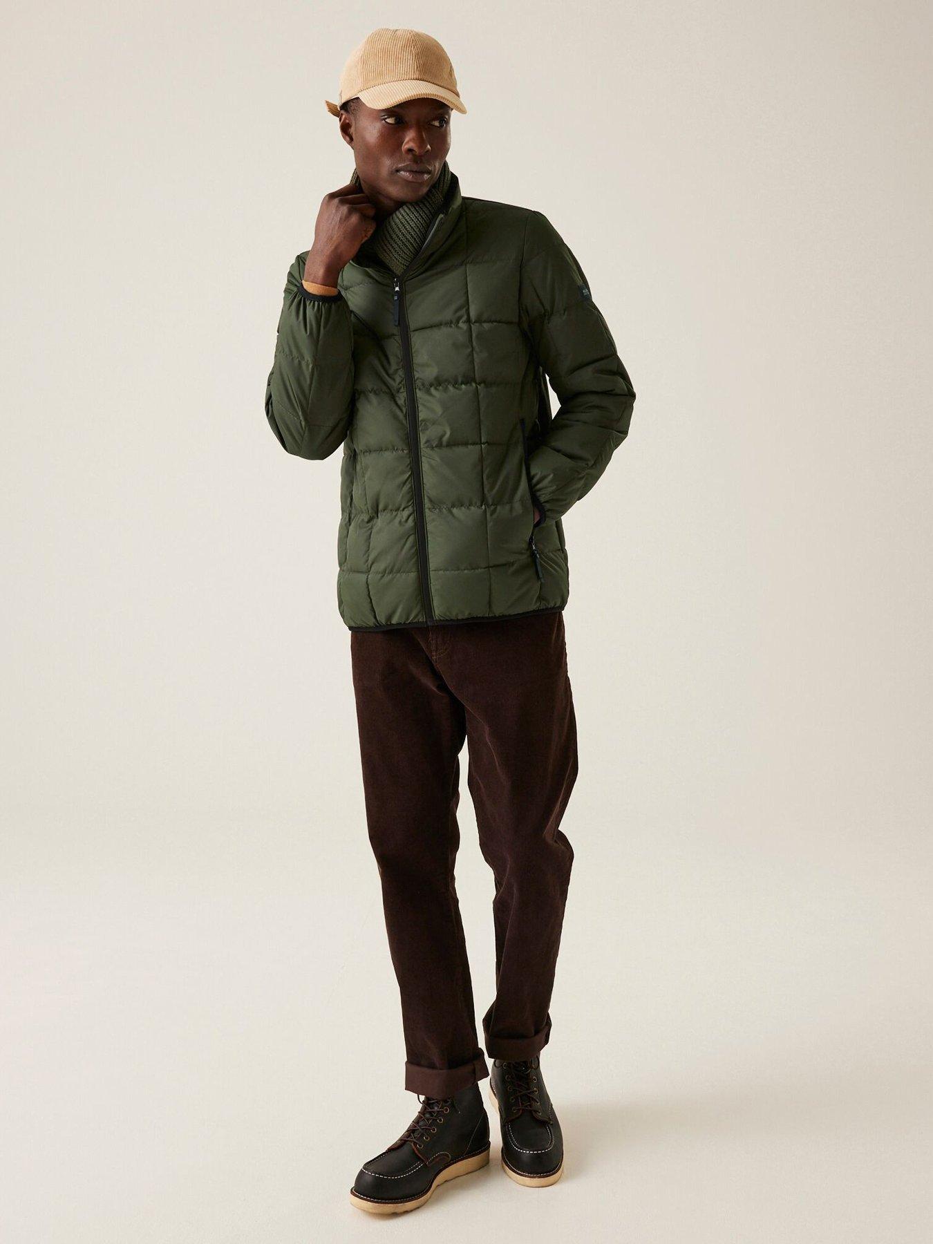 Image 3 of 6 of Regatta Mens Wilnor Baffled/Quilted Jacket-KHAKI