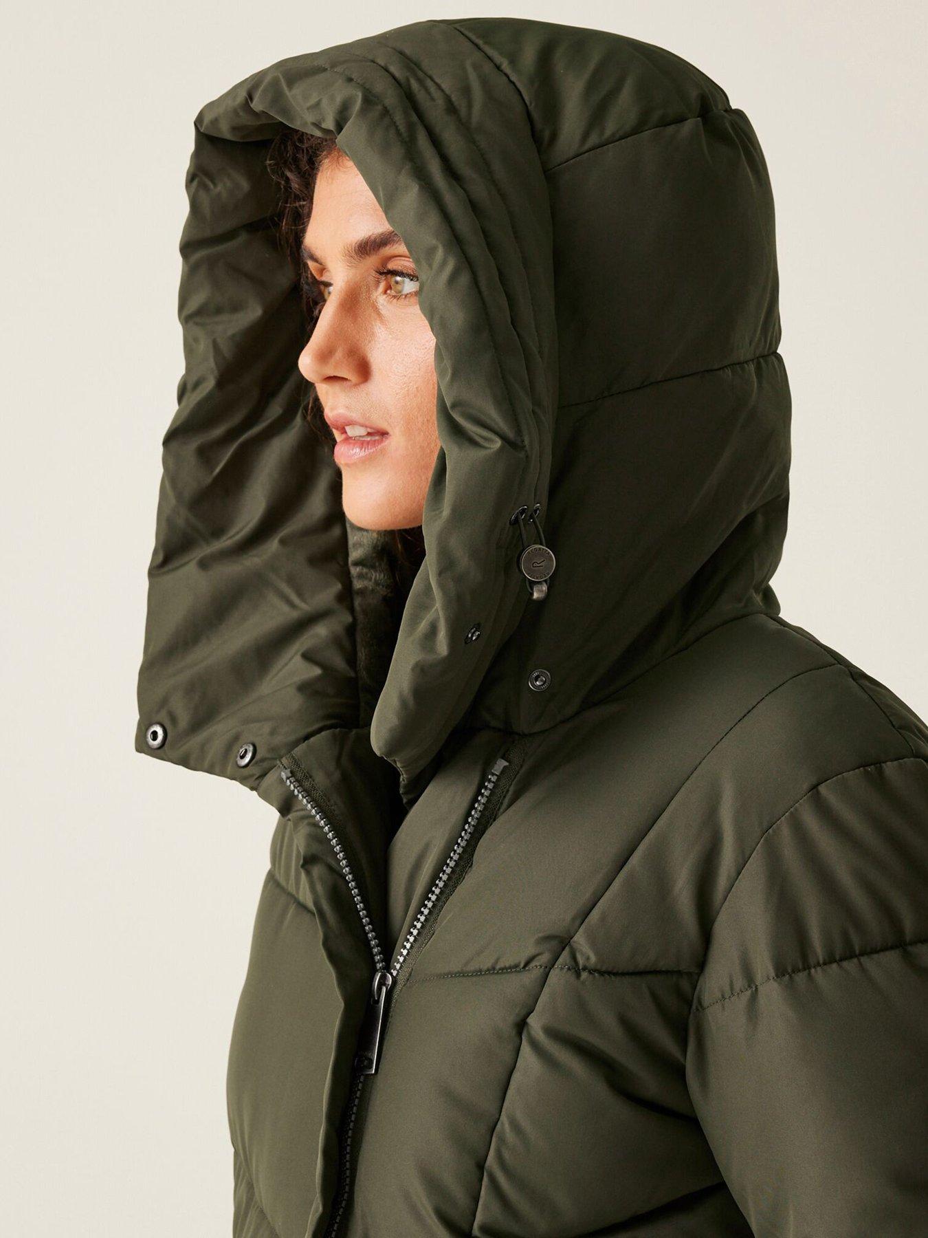 Image 4 of 4 of Regatta Womens Nurie Baffled/Quilted Jacket-KHAKI