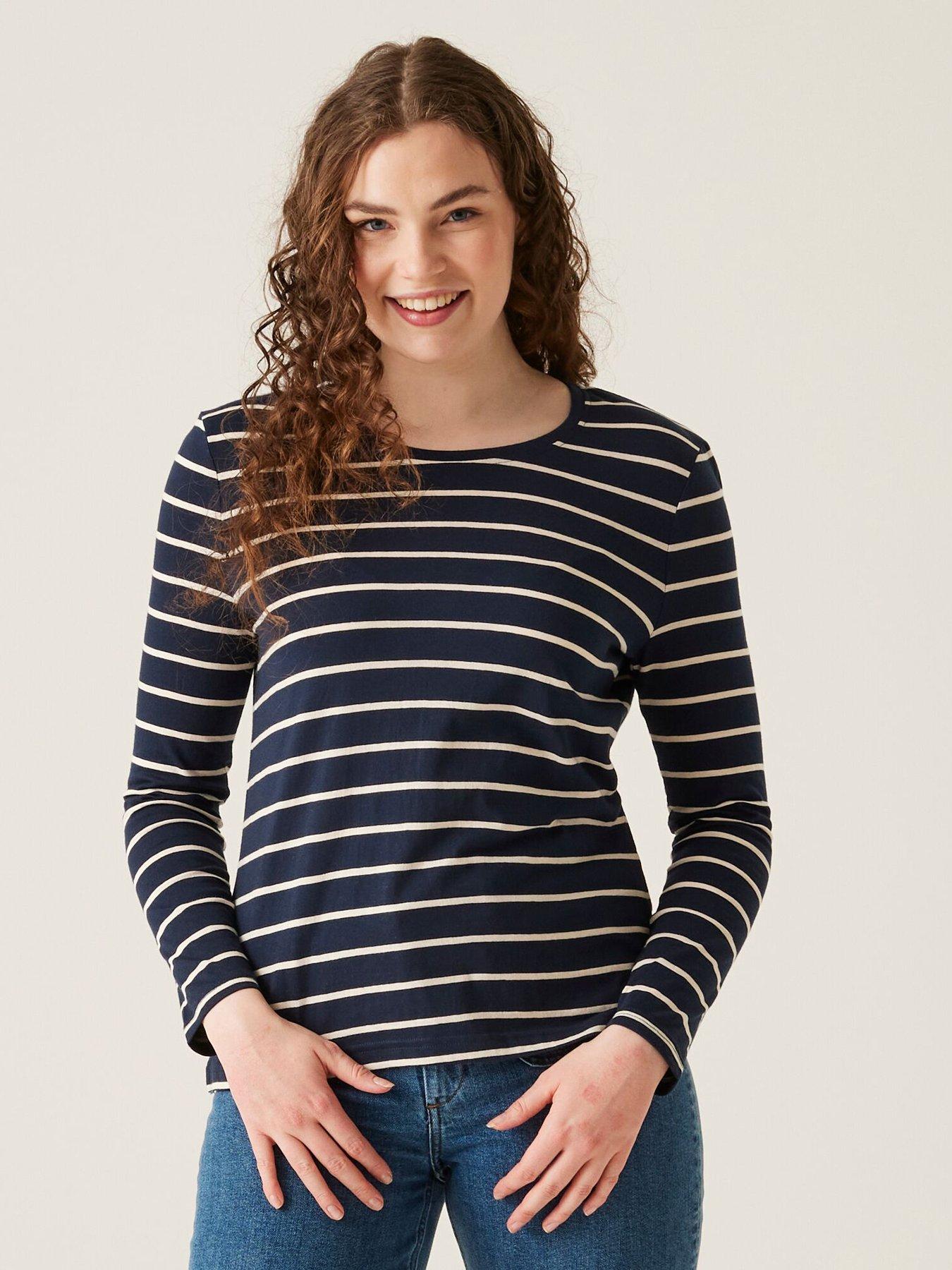 Regatta Womens Federica II T-Shirts-NAVY