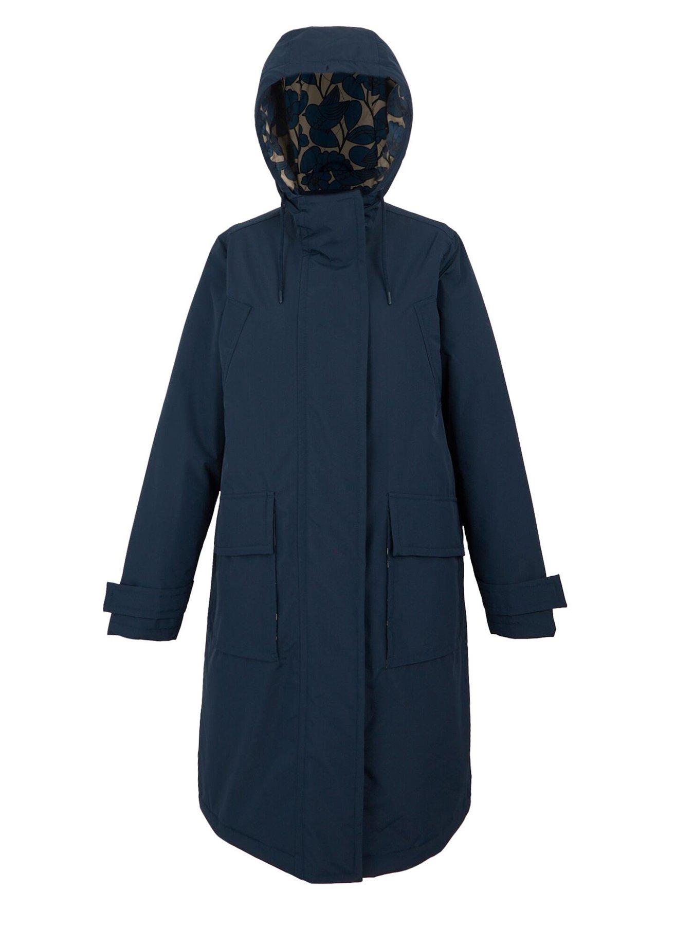 Regatta Womens Orla Kiely Full Length Jacket -navy Very