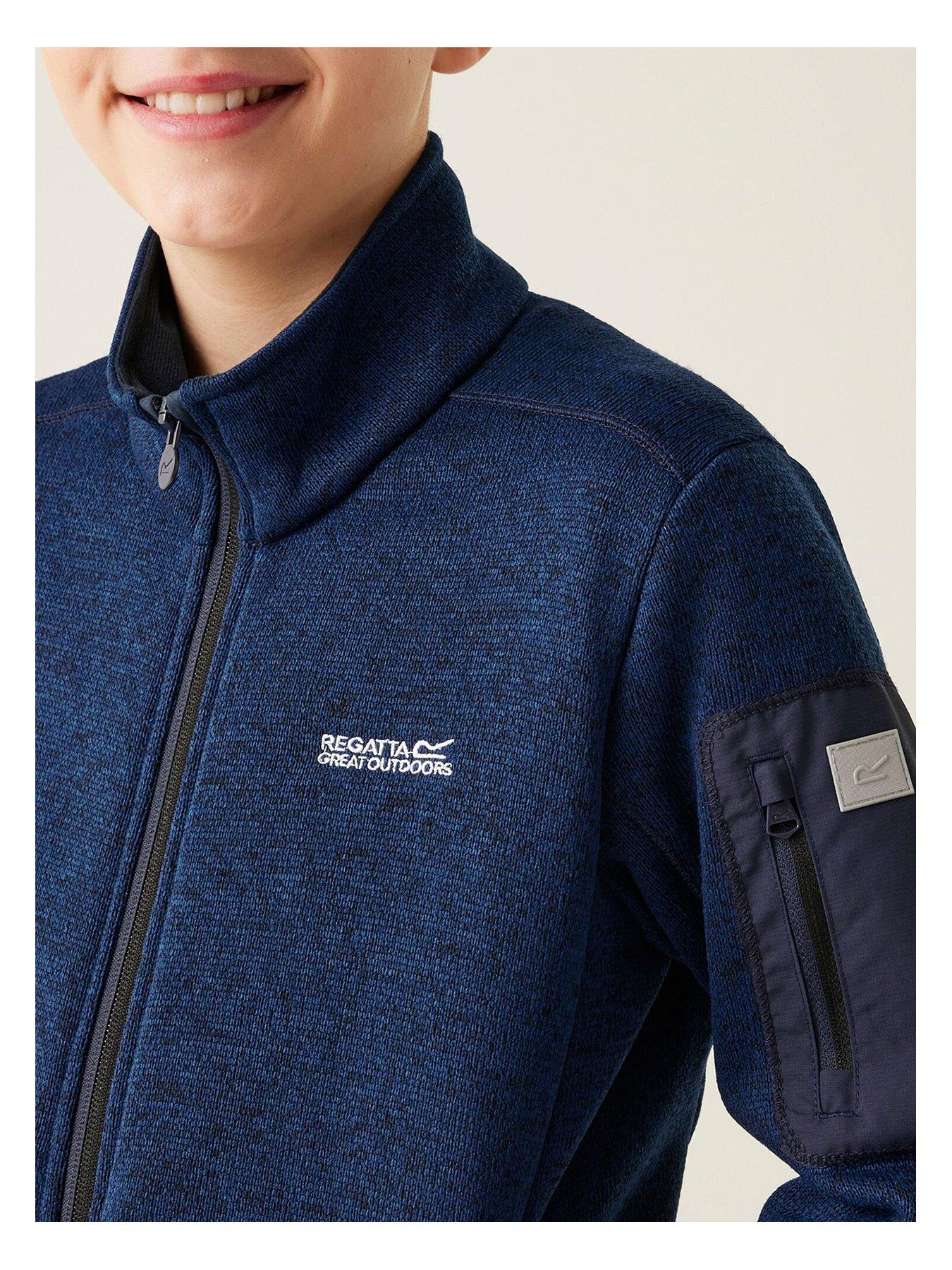 Image 3 of 5 of Regatta Kids Junior Newhill Fleece-navy