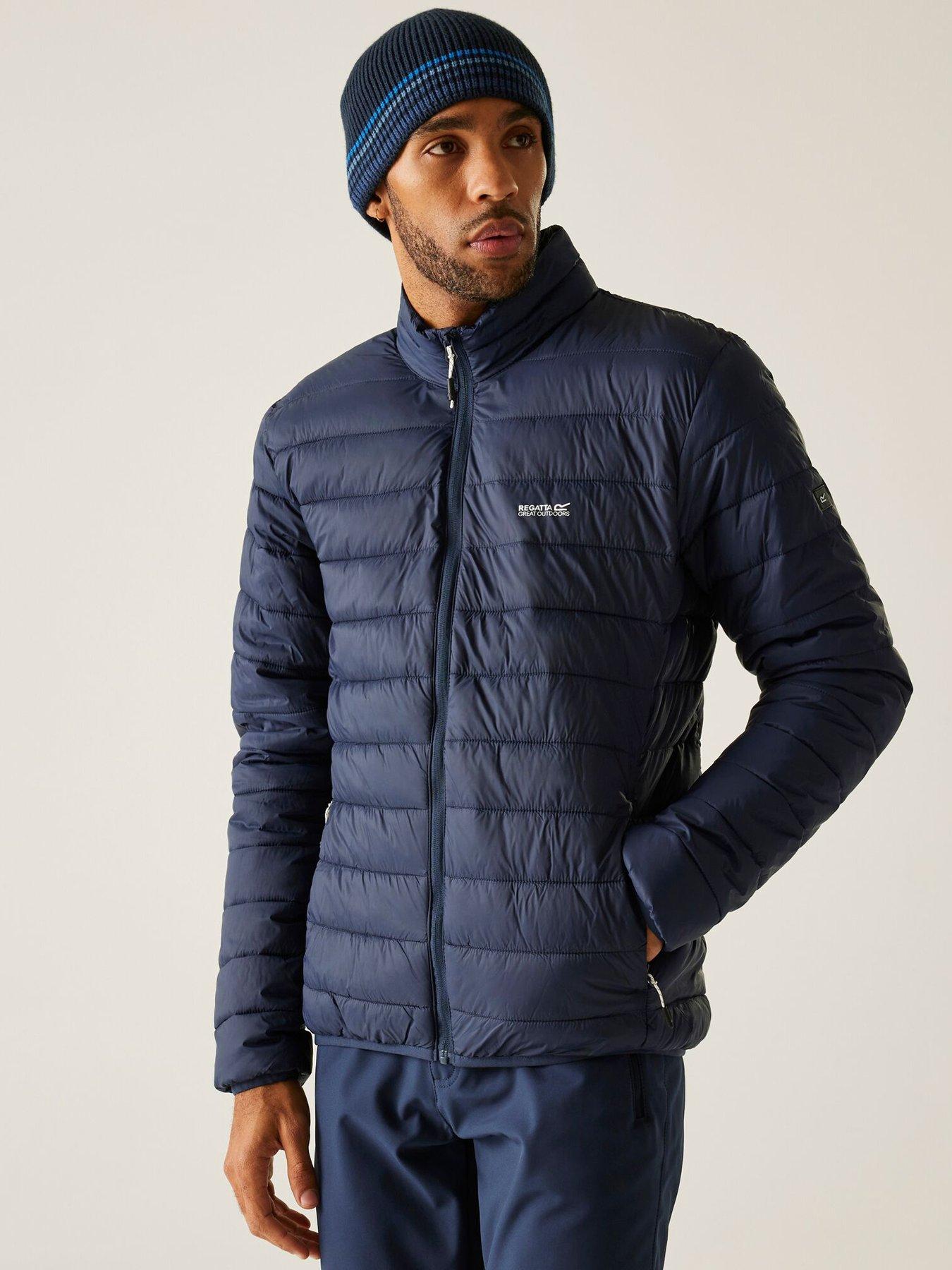 Regatta Mens Marizion Baffled/Quilted Jacket-Navy
