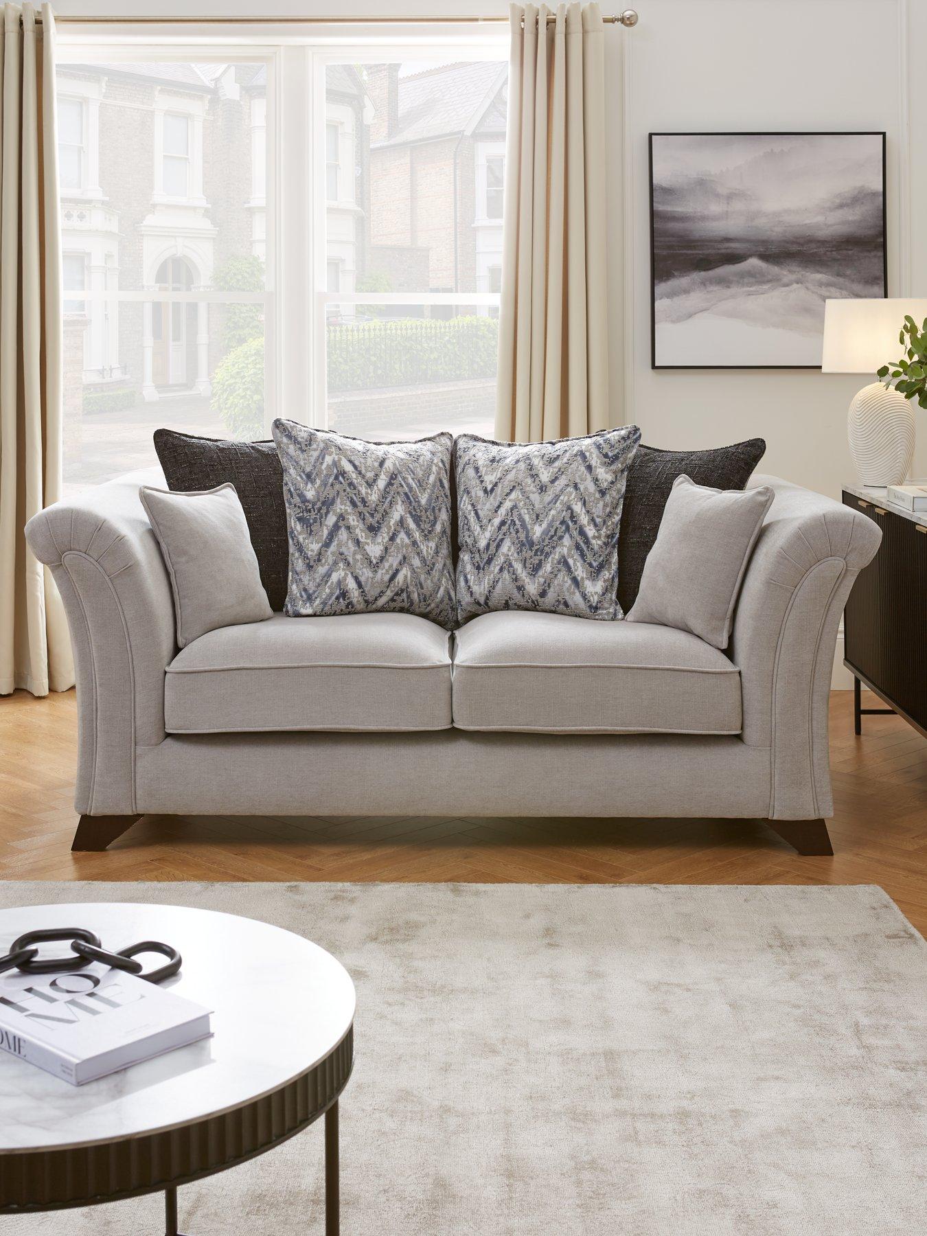 undefined Vienna Fabric 2 Seater Scatterback Sofa