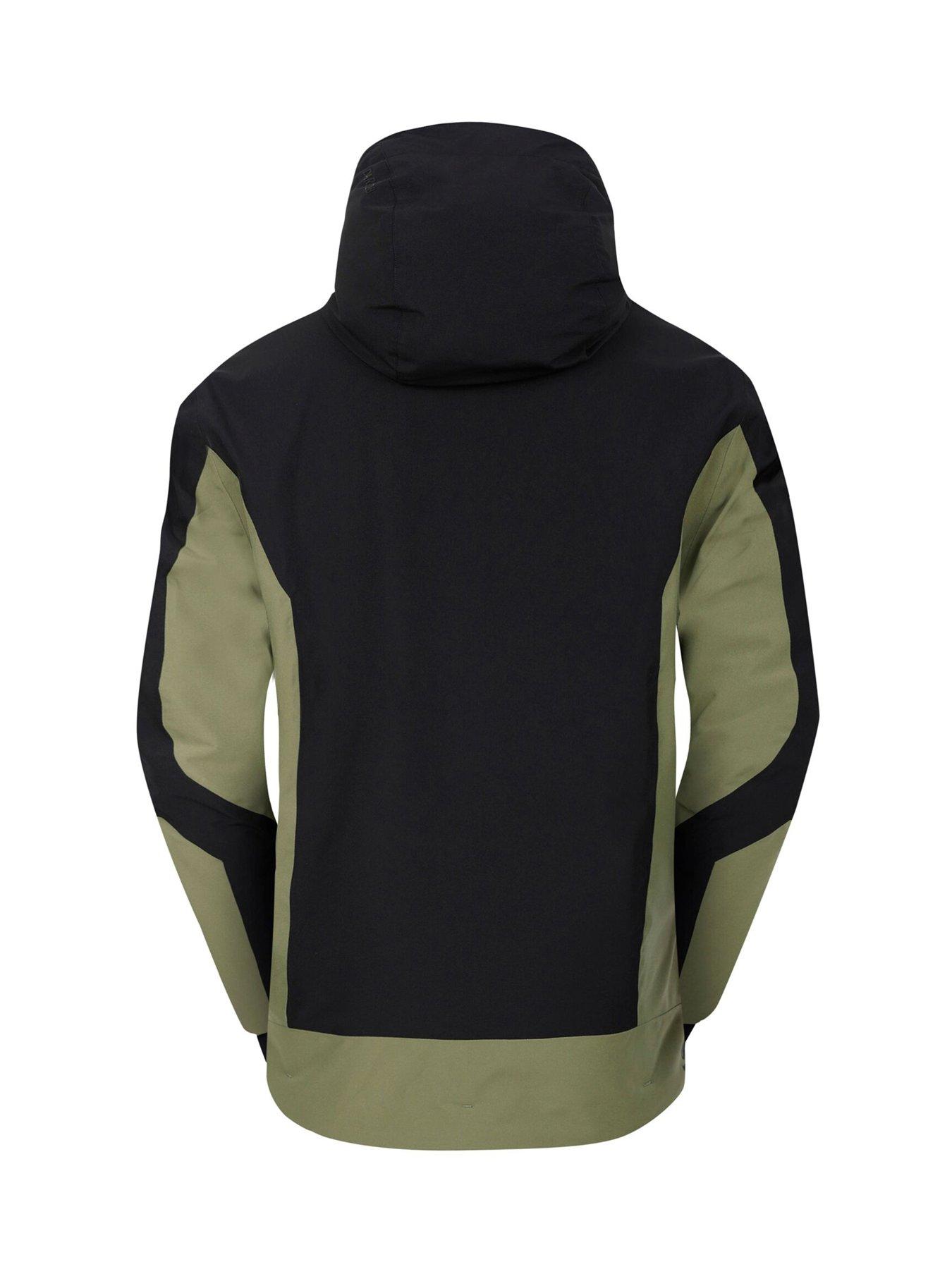 Image 6 of 6 of Dare 2b Men's Eagle II Ski Jacket - Black/Olivine Green