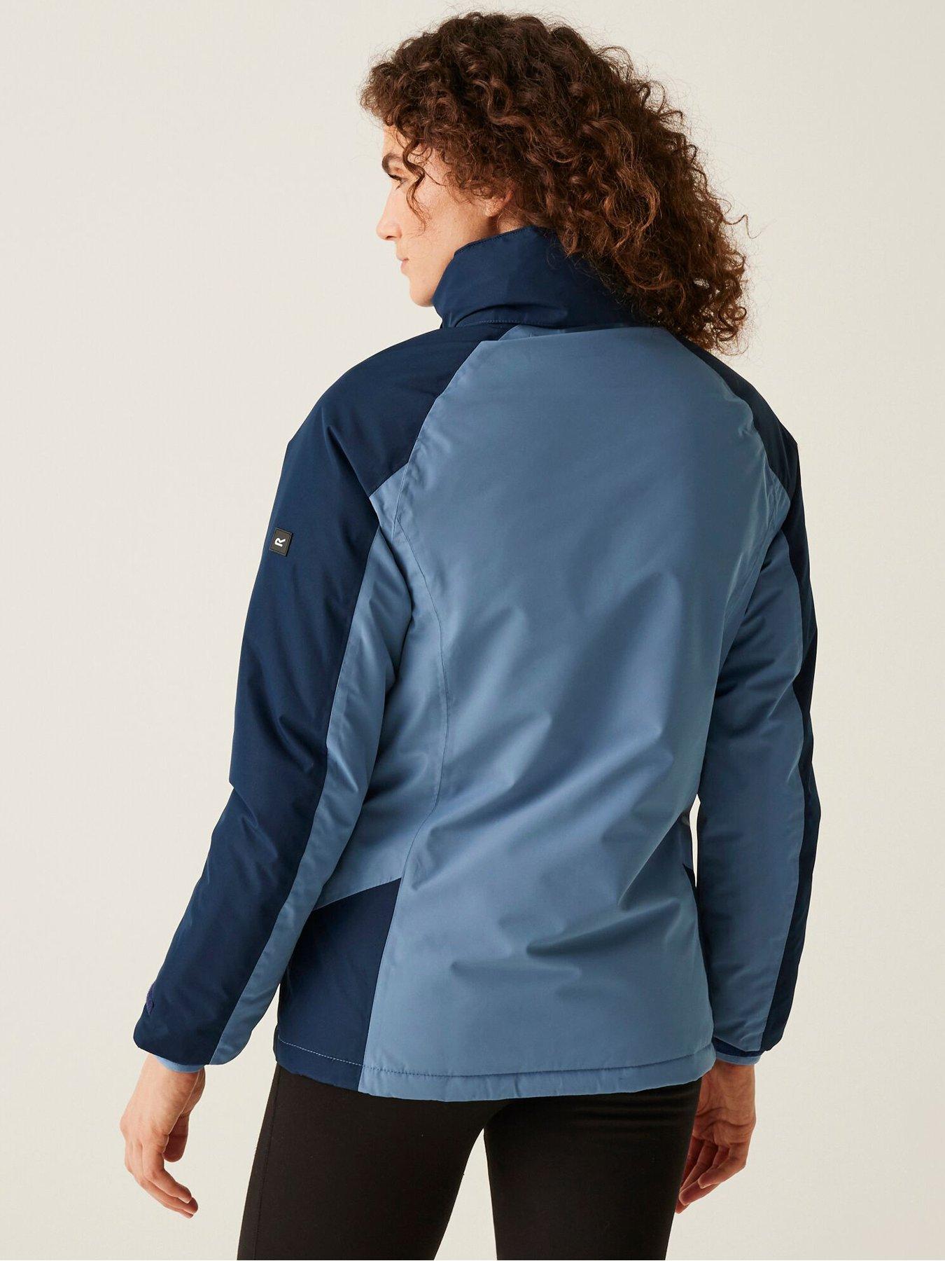 Image 2 of 6 of Regatta Womens CalderdaleII Waterproof Insulated Jacket-NAVY