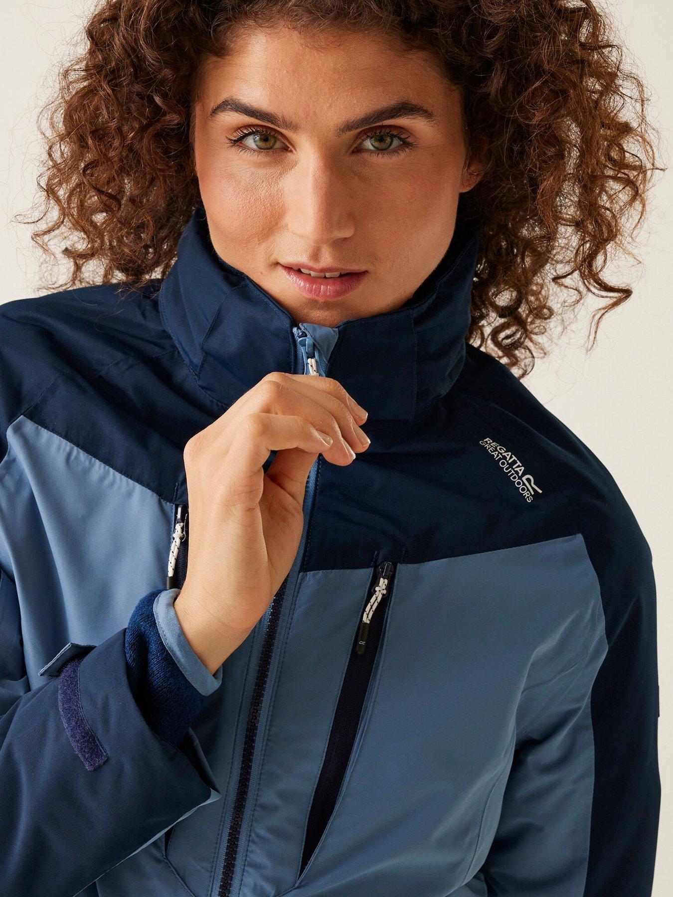 Image 4 of 6 of Regatta Womens CalderdaleII Waterproof Insulated Jacket-NAVY