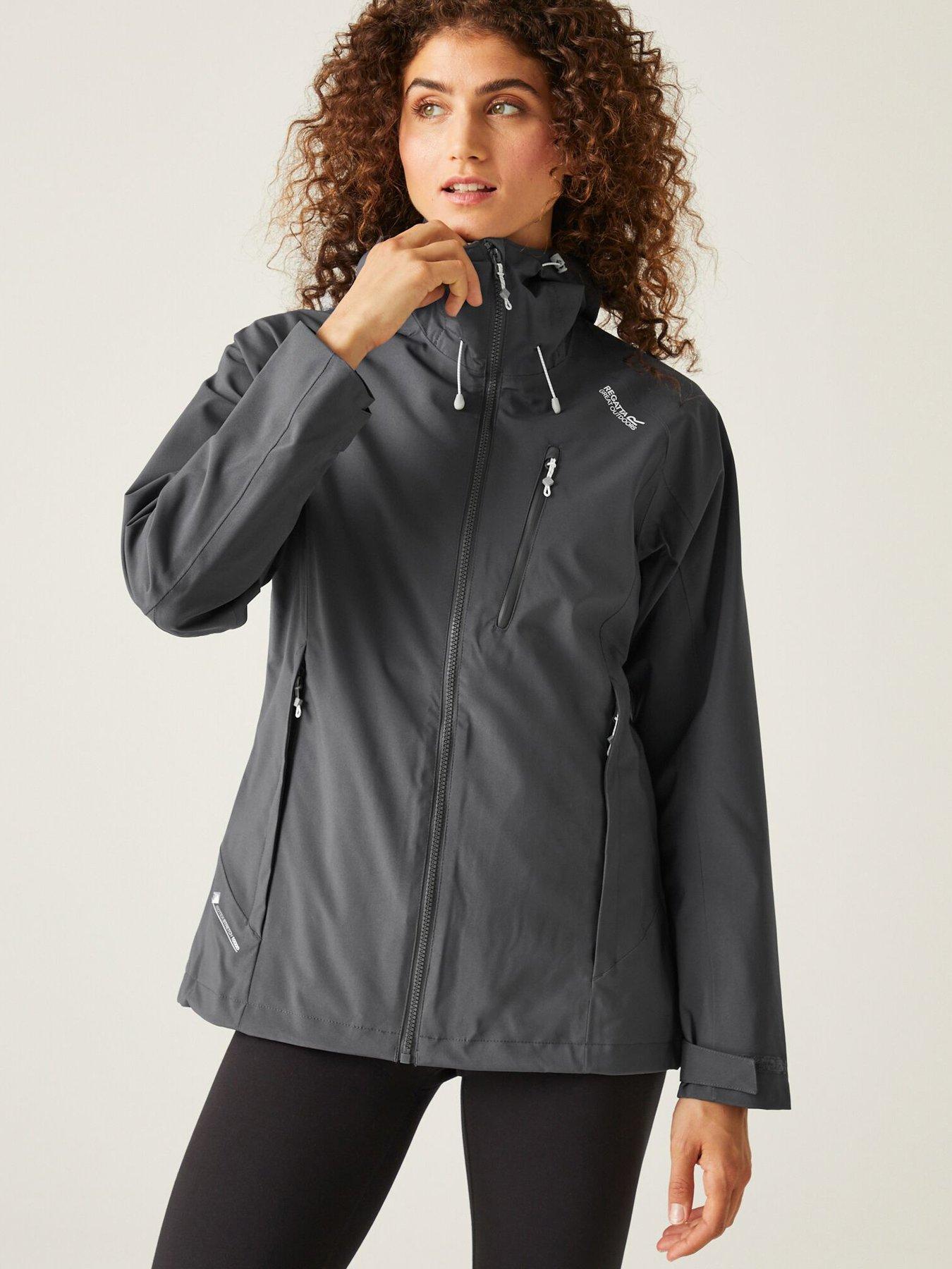 Regatta Womens Birchdale Waterproof Shell-GREY Very