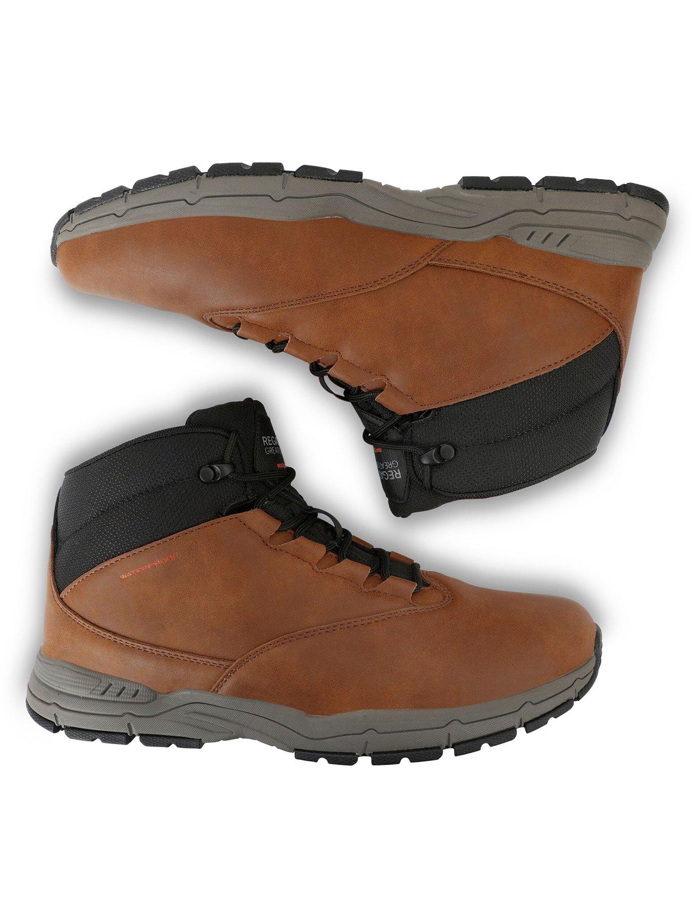 Regatta Mens Denison Walking Boots BROWN Very