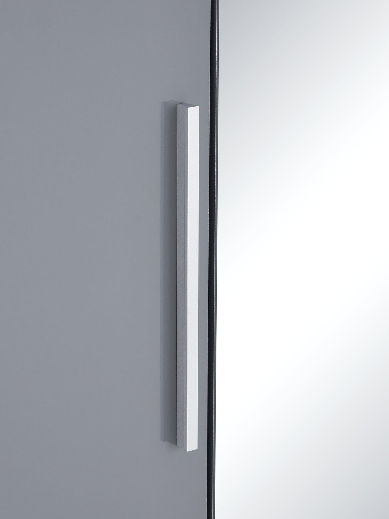 Image 5 of 7 of Very Home Prague Gloss 6 Door Mirrored&nbsp;Wardrobe - FSC&reg; Certified