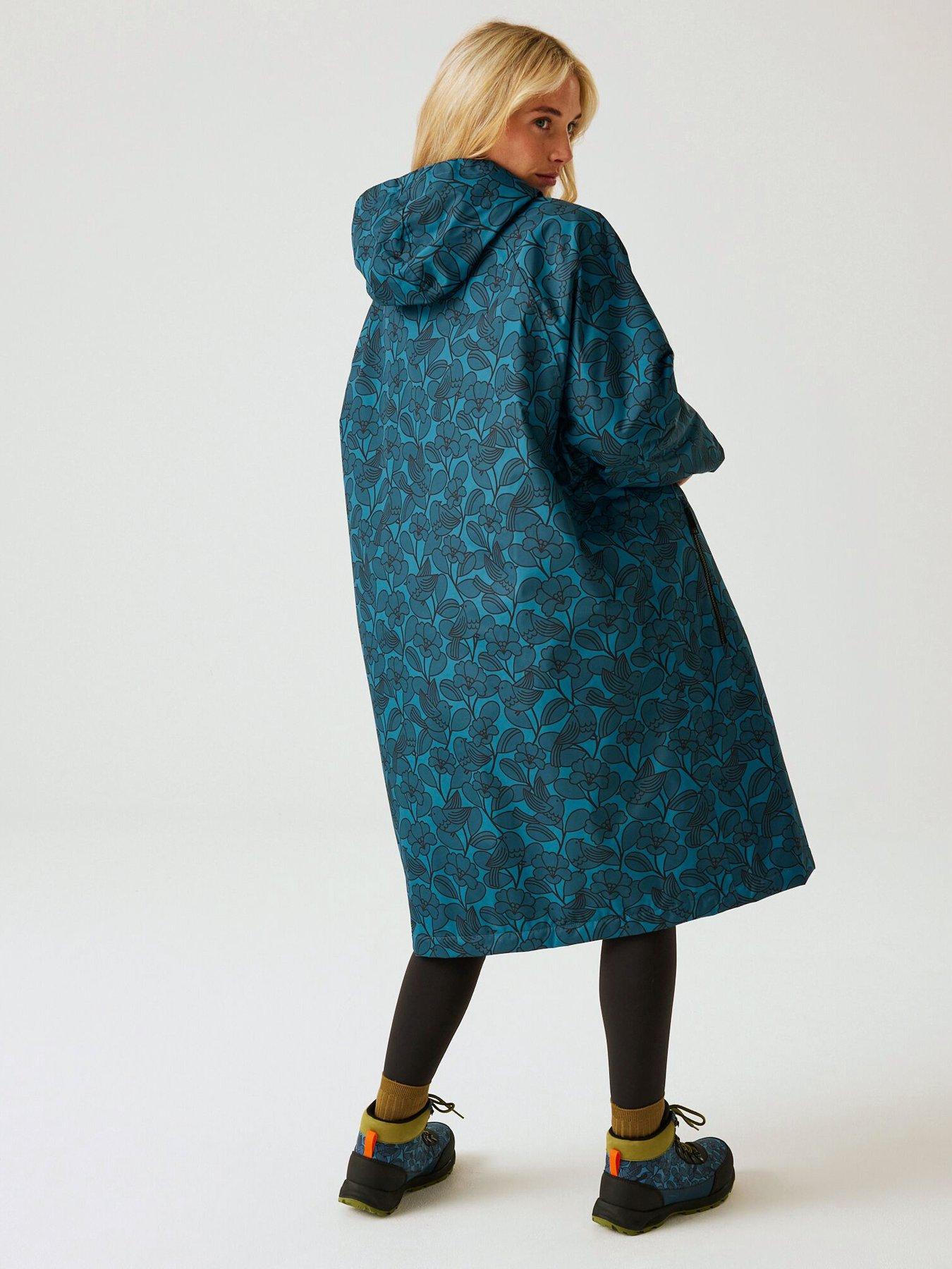Image 2 of 5 of Regatta Womens Orla Kiely Changing Robe Waterproof Shell -blue