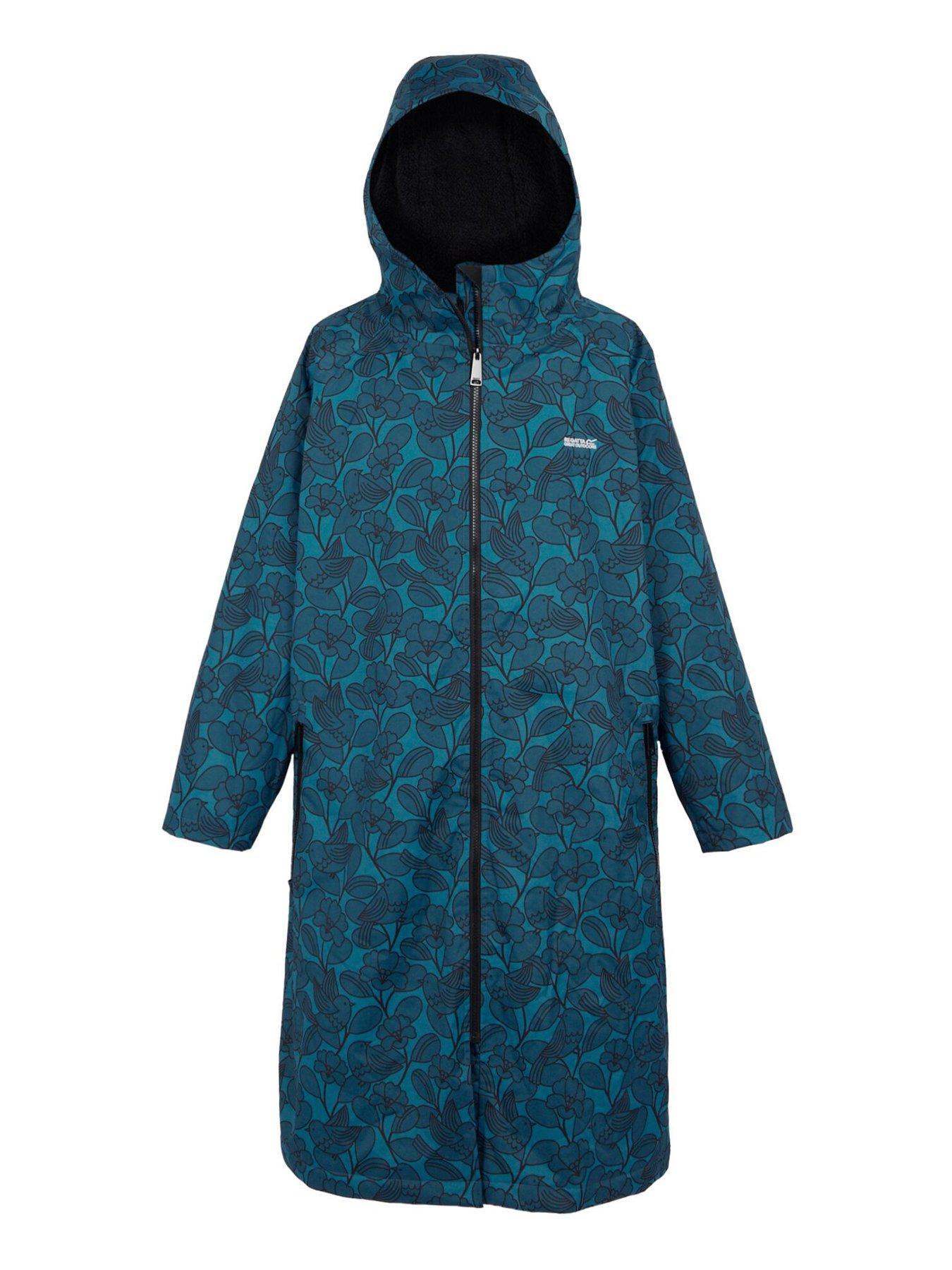 Image 4 of 5 of Regatta Womens Orla Kiely Changing Robe Waterproof Shell -blue