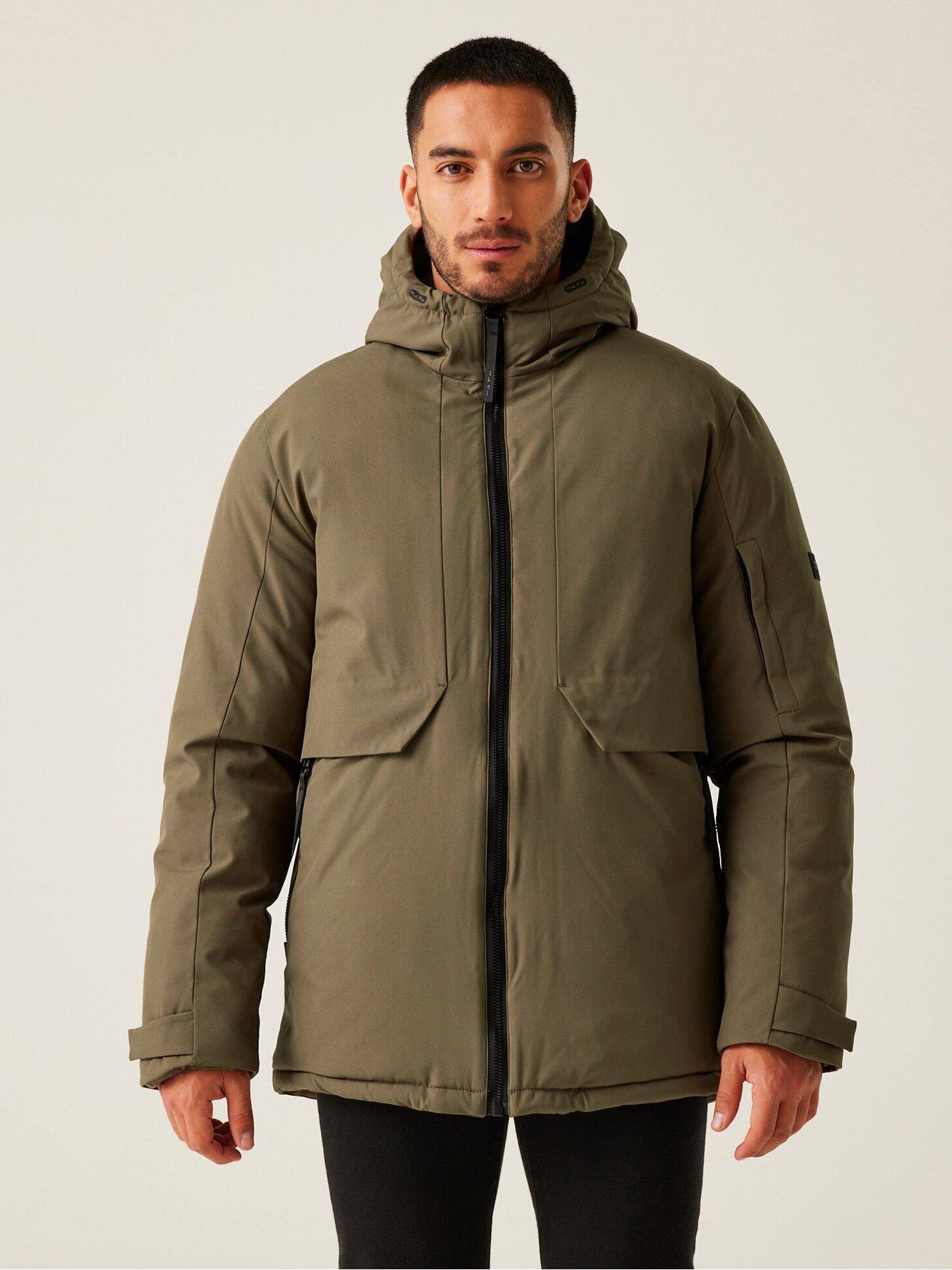 Image 1 of 6 of Regatta Mens Dallymoore Baffled/Quilted Jacket-KHAKI