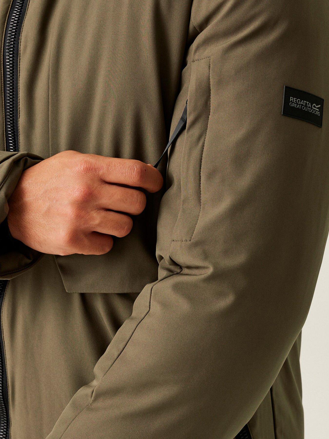 Image 4 of 6 of Regatta Mens Dallymoore Baffled/Quilted Jacket-KHAKI