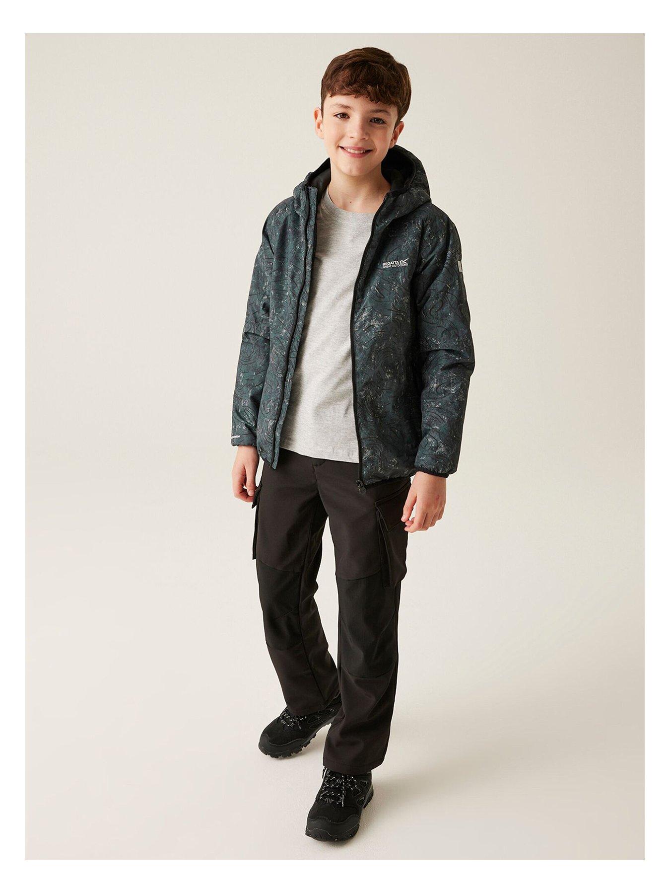 Regatta Kids Volcanics Reflective Viii Waterproof Insulated Jacket-grey