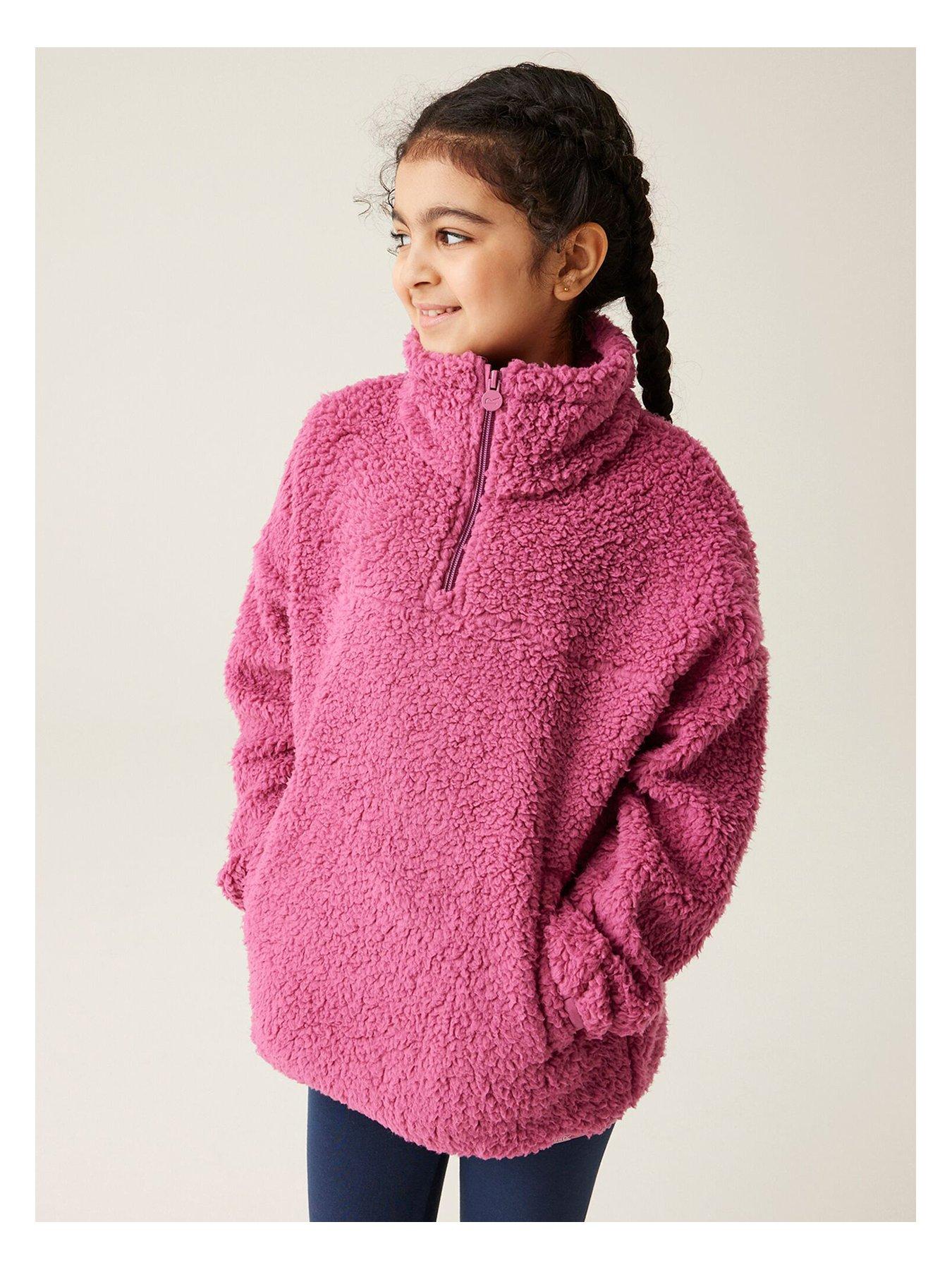 undefined Kids Kaliza Half Zip Fleece-purple