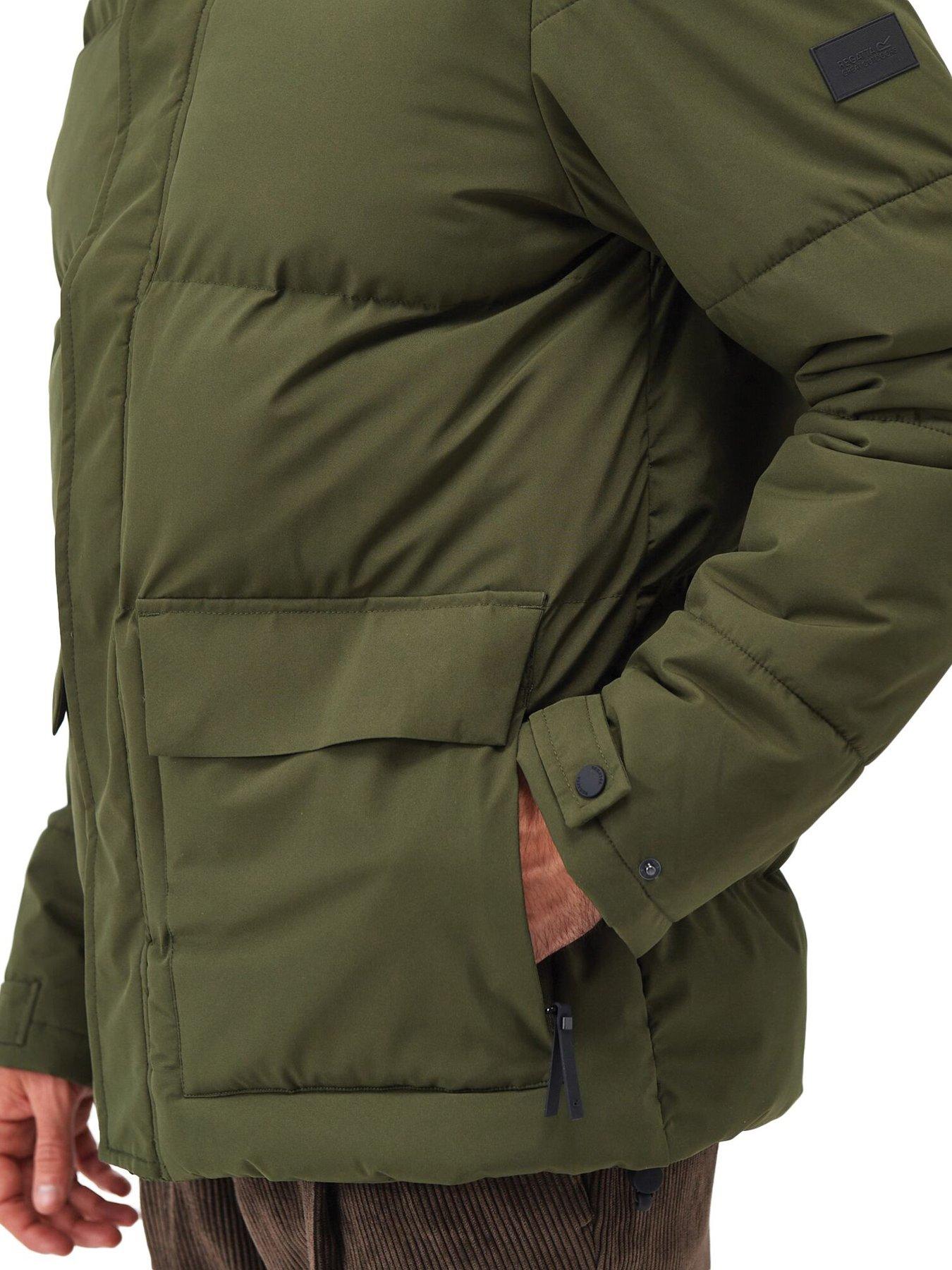 Image 4 of 6 of Regatta Mens Falkner Baffled/Quilted Jacket-KHAKI