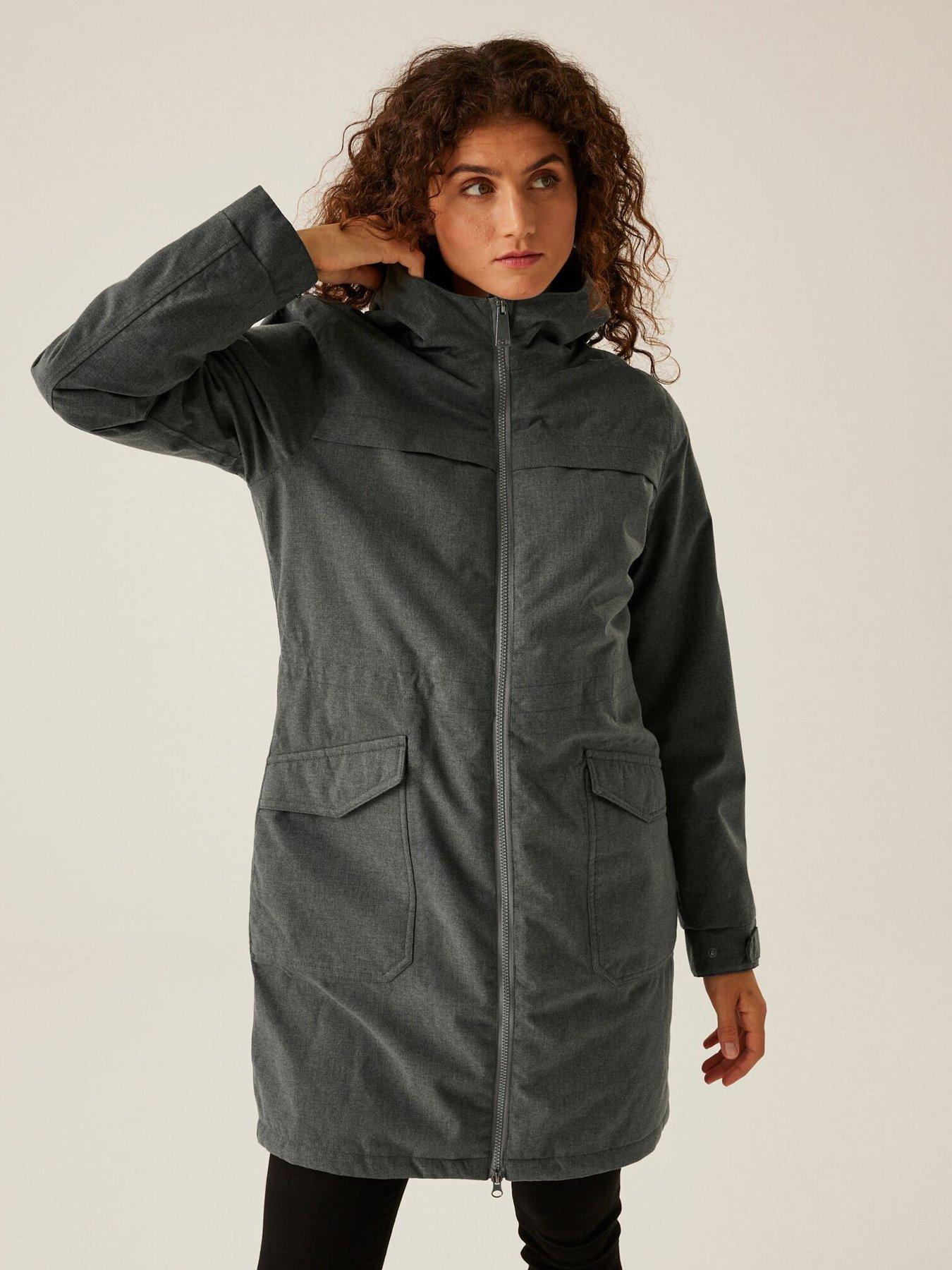 undefined Womens Romine II Waterproof Insulated Jacket-GREY
