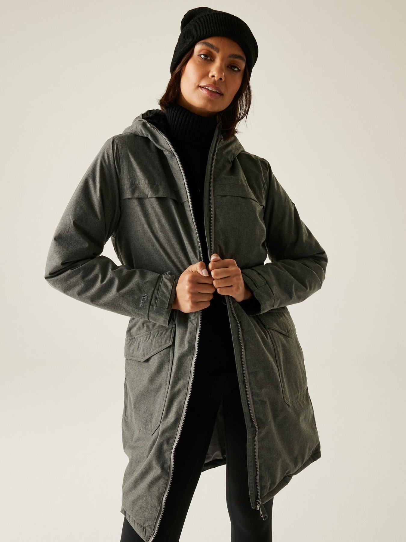 Regatta Womens Romine II Waterproof Insulated Jacket-GREY