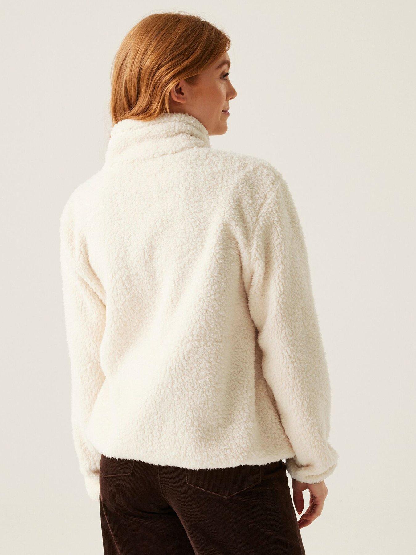 Image 2 of 6 of Regatta Womens Ria Zip Through Fleece-CREAM