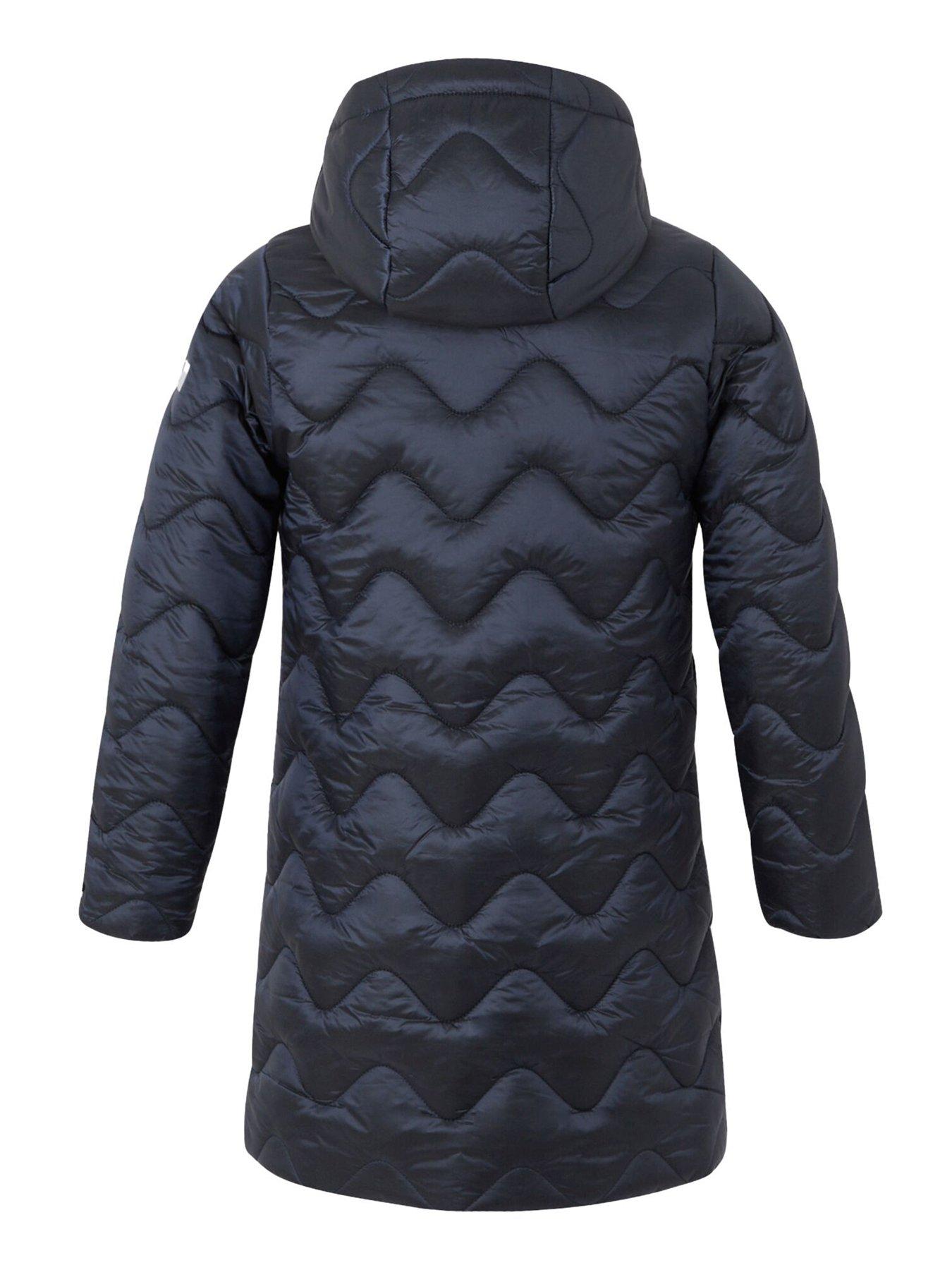 Regatta Kids Junior Cambrie Baffled/quilted Jacket-navy Very