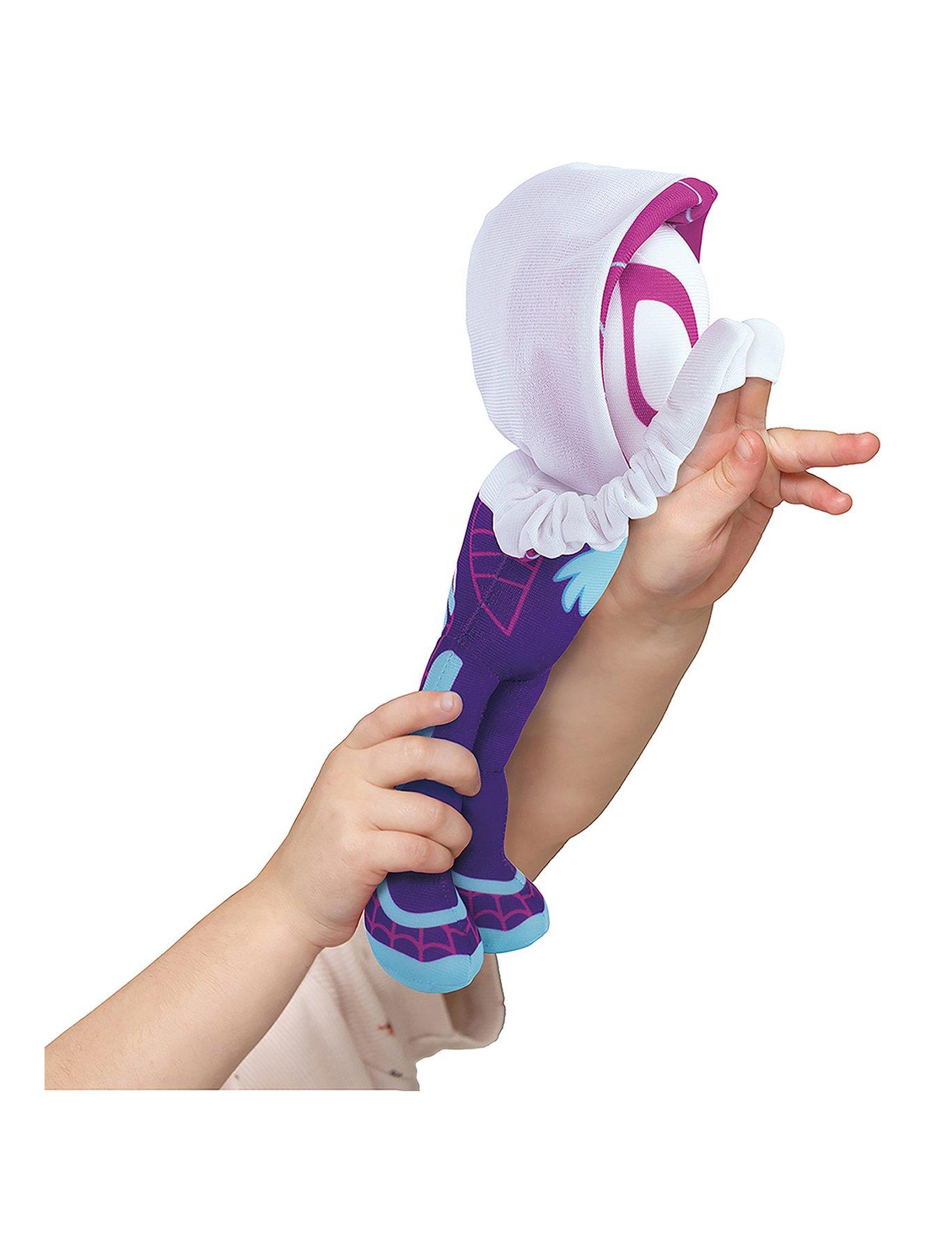 Image 1 of 4 of Spiderman Spidey Slingshot Ghost-Spider Plush Toy