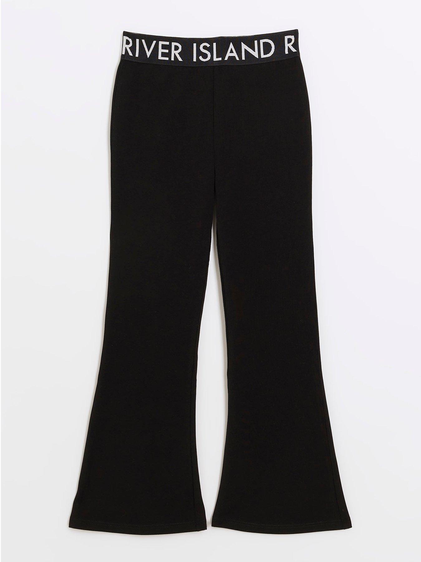River Island Older Girl Flared Leggings - Black