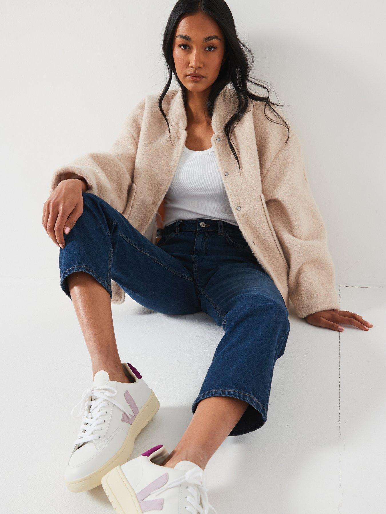 Image 5 of 6 of V by Very High Waist Mom Jeans - Dark Wash