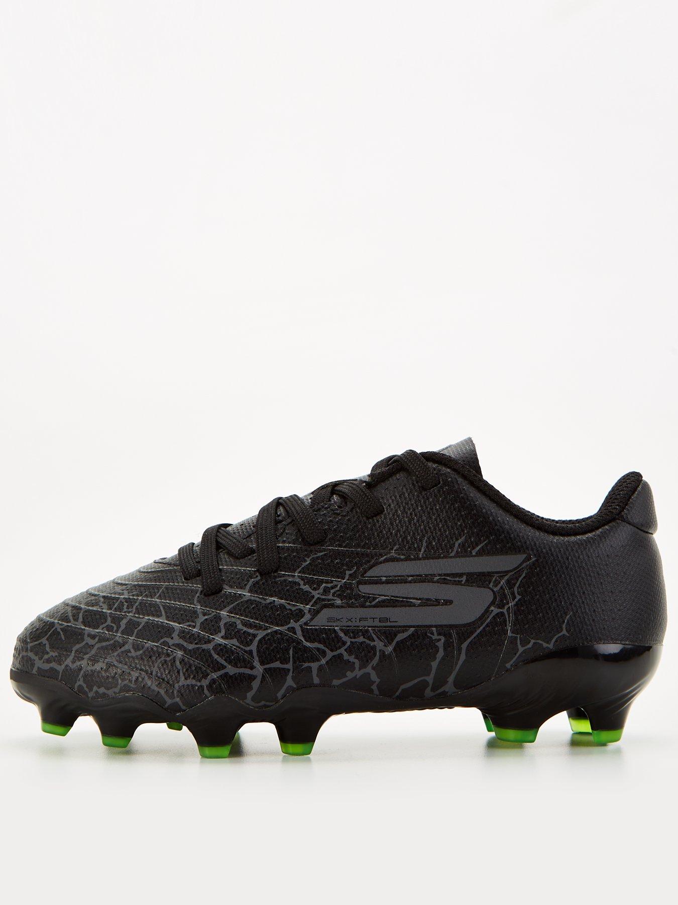 Skechers Toddler Skx_01 Firm Ground Football Boots, Black, Size 11