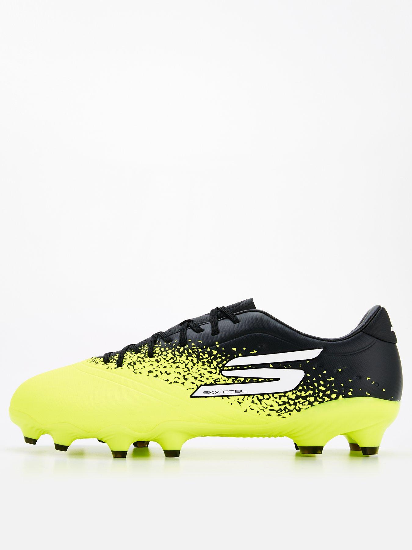 Skechers Mens Razor Gold Firm Ground Football Boots -Black/Yellow