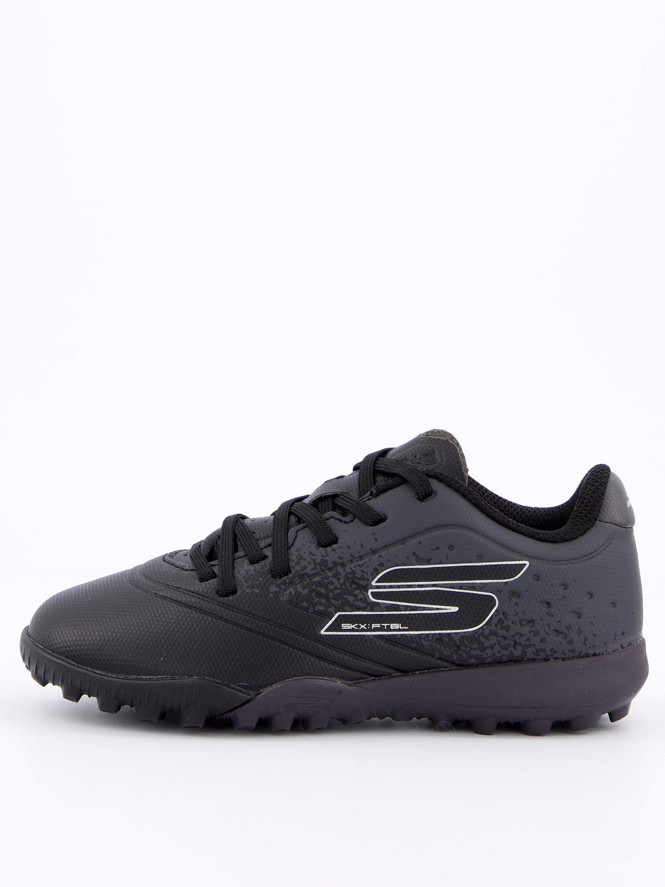 Image 1 of 6 of Skechers Toddler Razor Astro Turf Football Boots- Black/Silver
