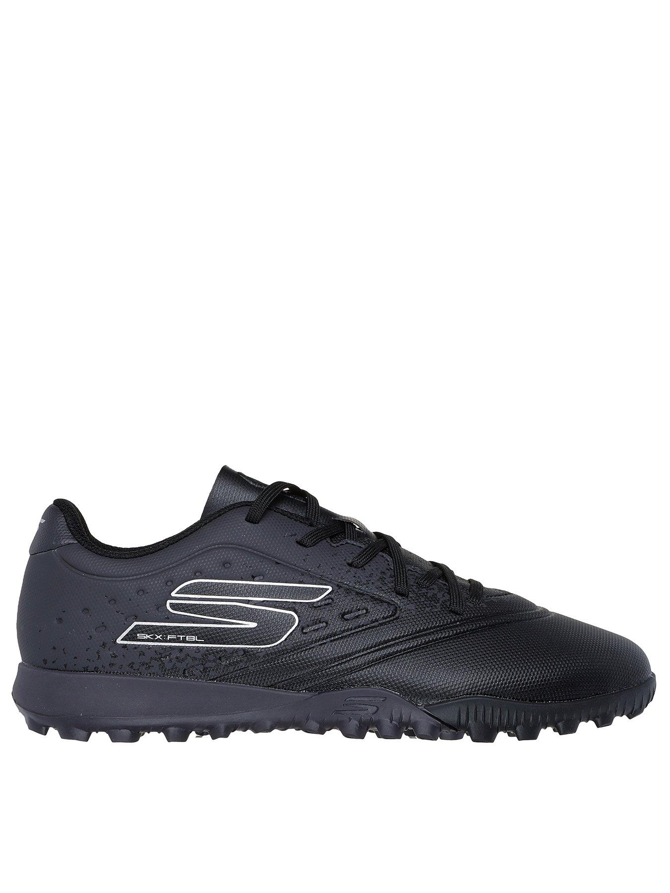 Skechers Junior Skx 01 Astro Turf Football Boots Black Silver Very