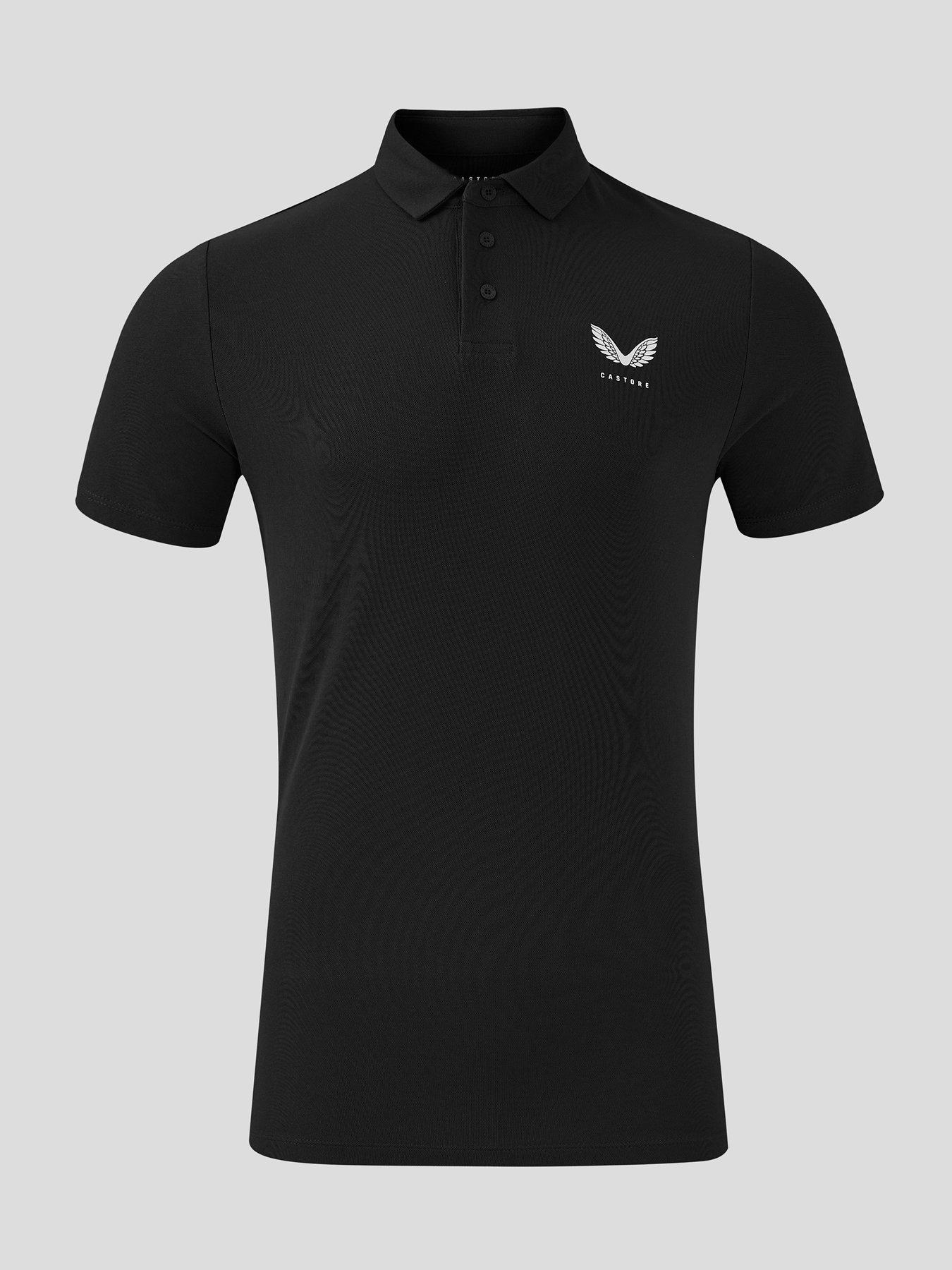 undefined Mens Golf Essential Polo - Black