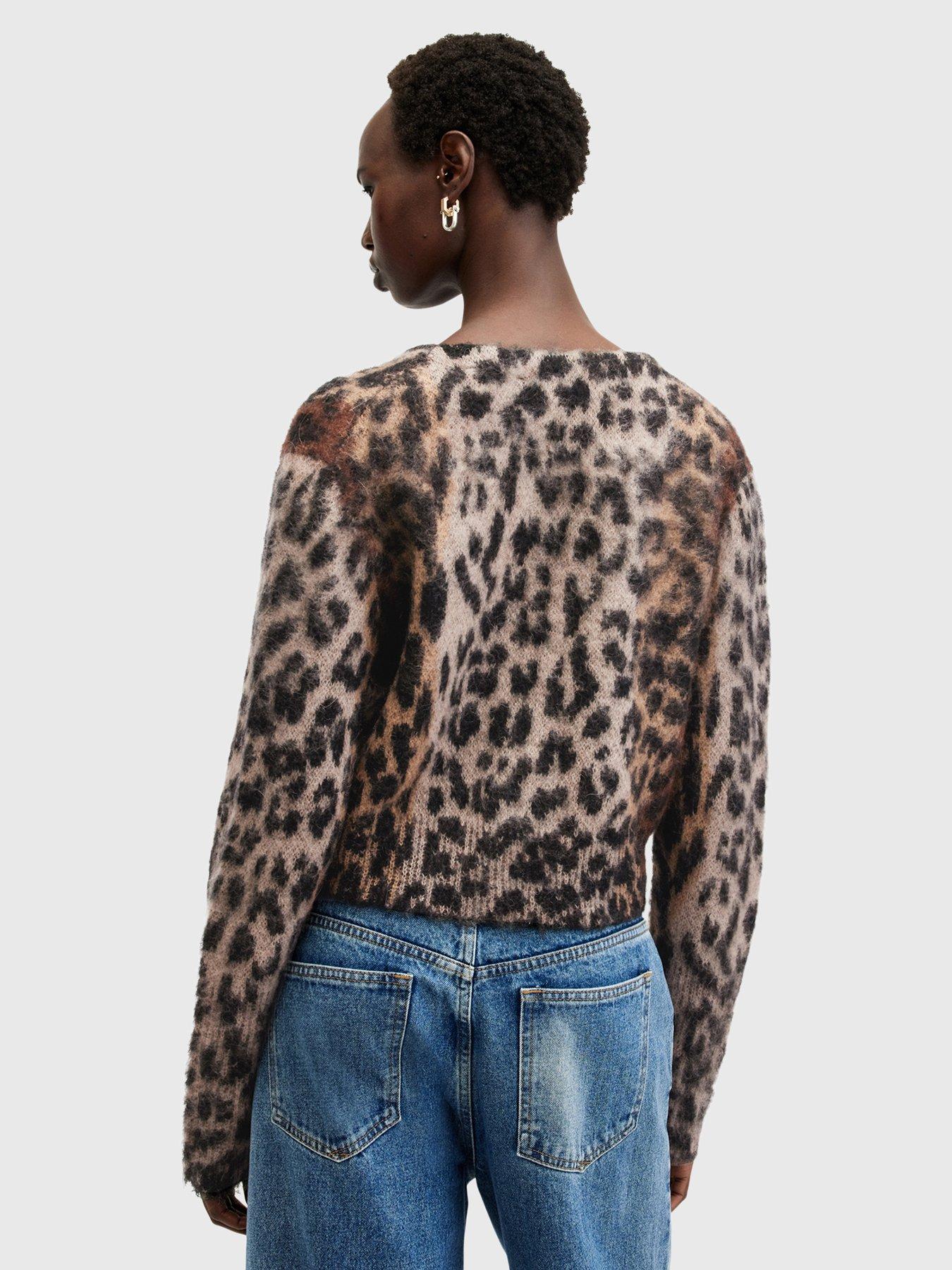 Image 2 of 5 of AllSaints Wick Lex Cardigan - Brown