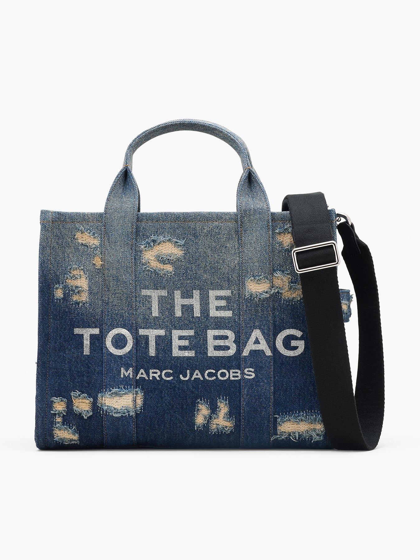 undefined The Medium Ripped Denim Tote - Punk Indigo