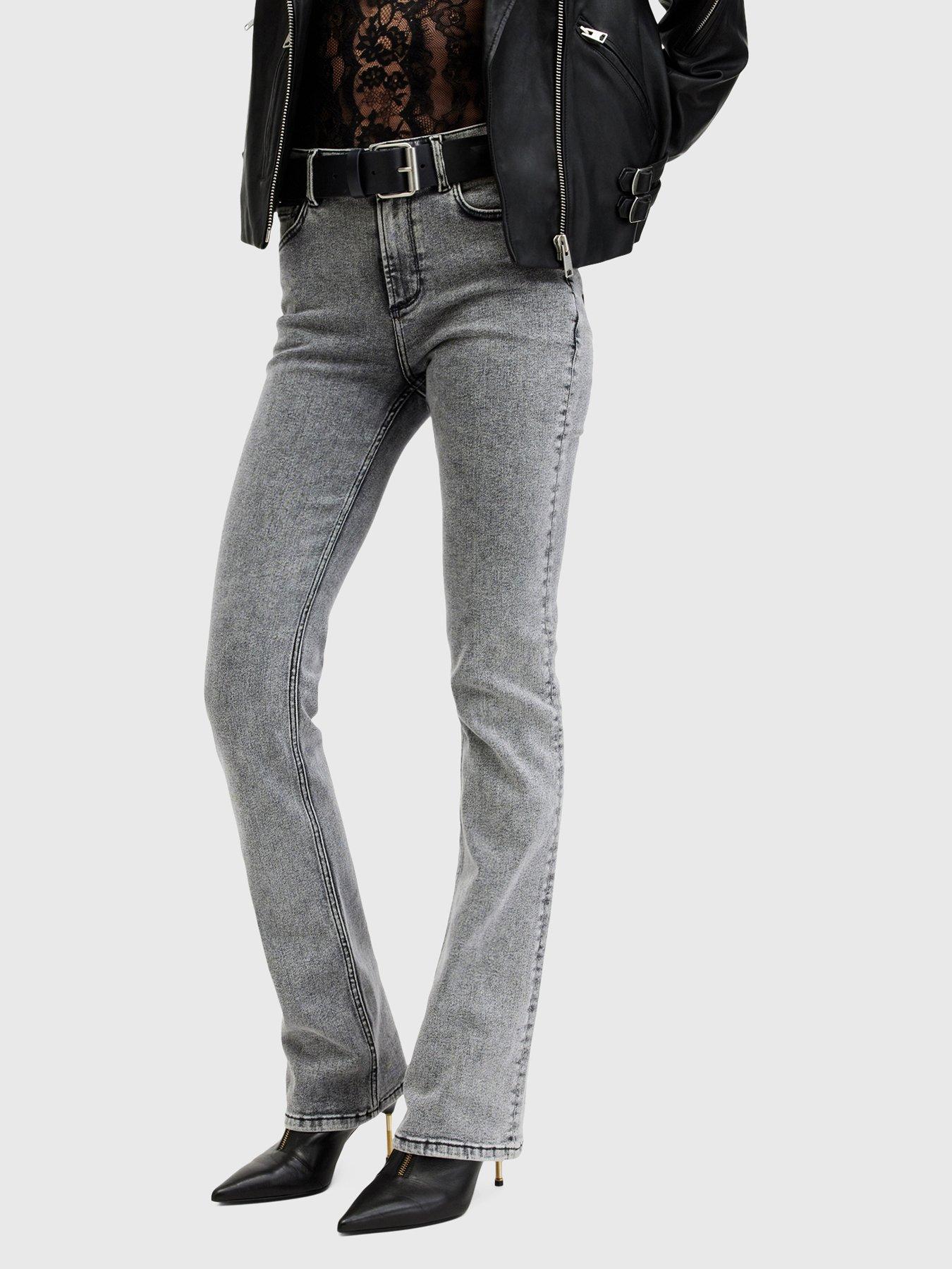 undefined Haldan Slim Bootcut Jeans - Grey