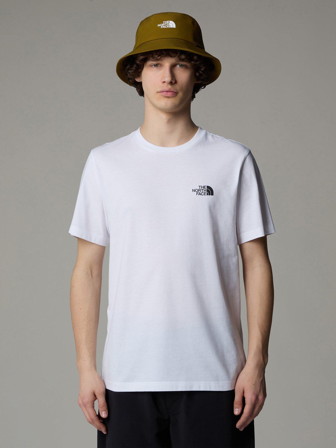 undefined Mens Short Sleeve Simple Dome Tee - White