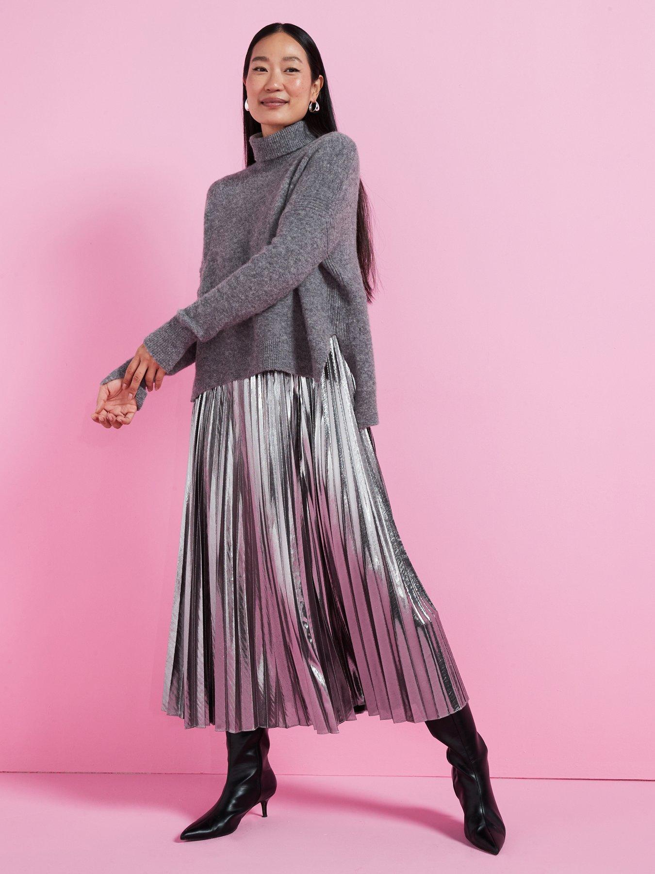 undefined Spark 2 In 1 Dress - Silver