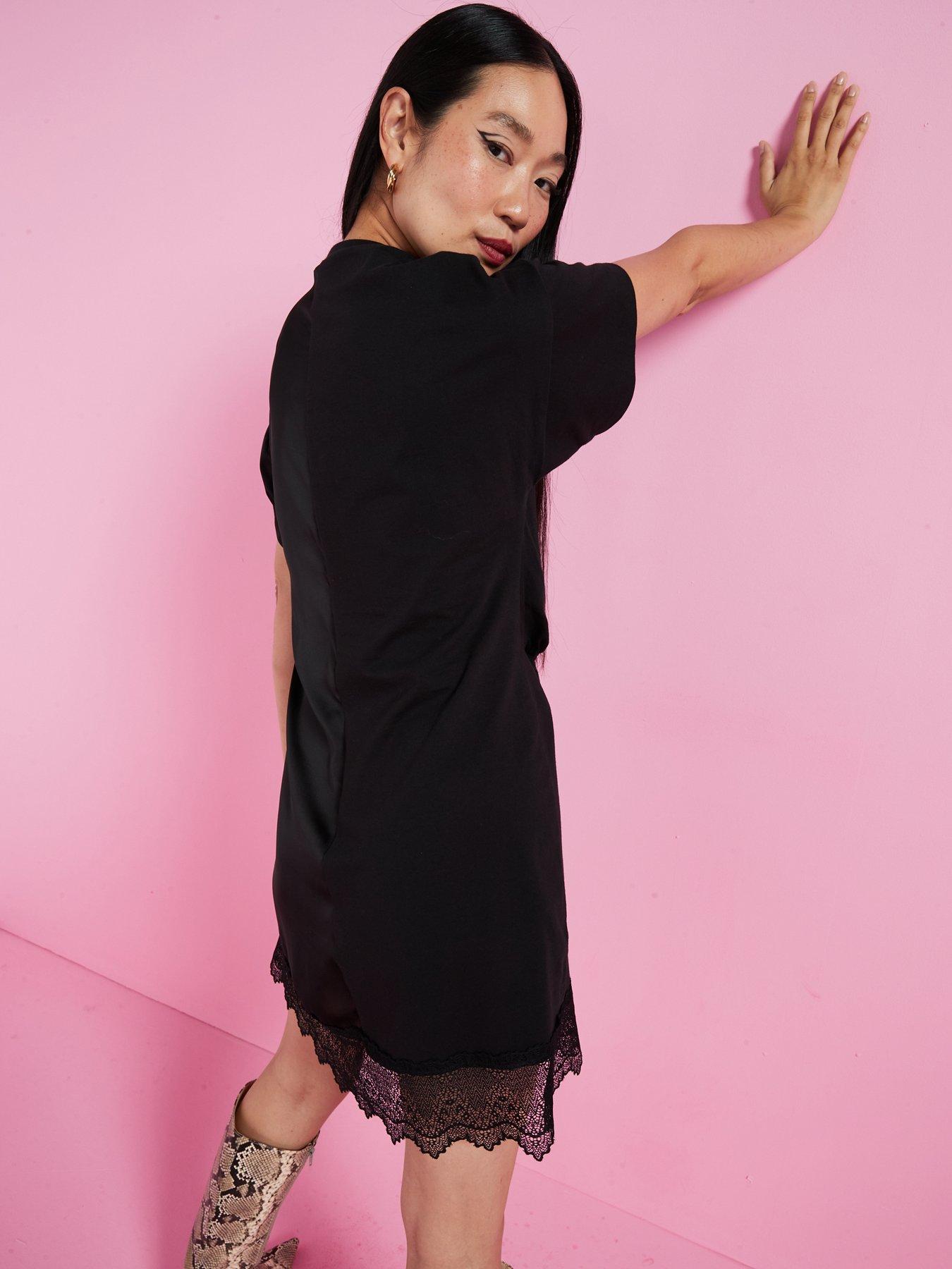 AllSaints Lana Lace Dress - Black | Very