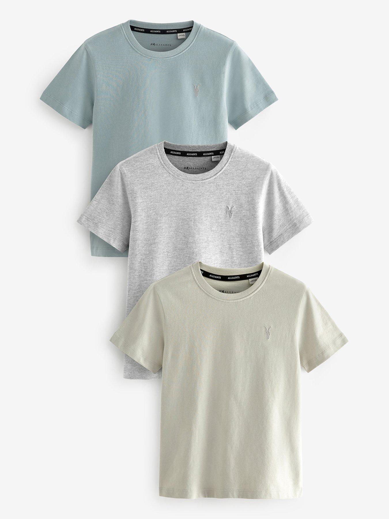 Image 1 of 5 of smALLSAINTS 3 Pack Tees - Multi - Green