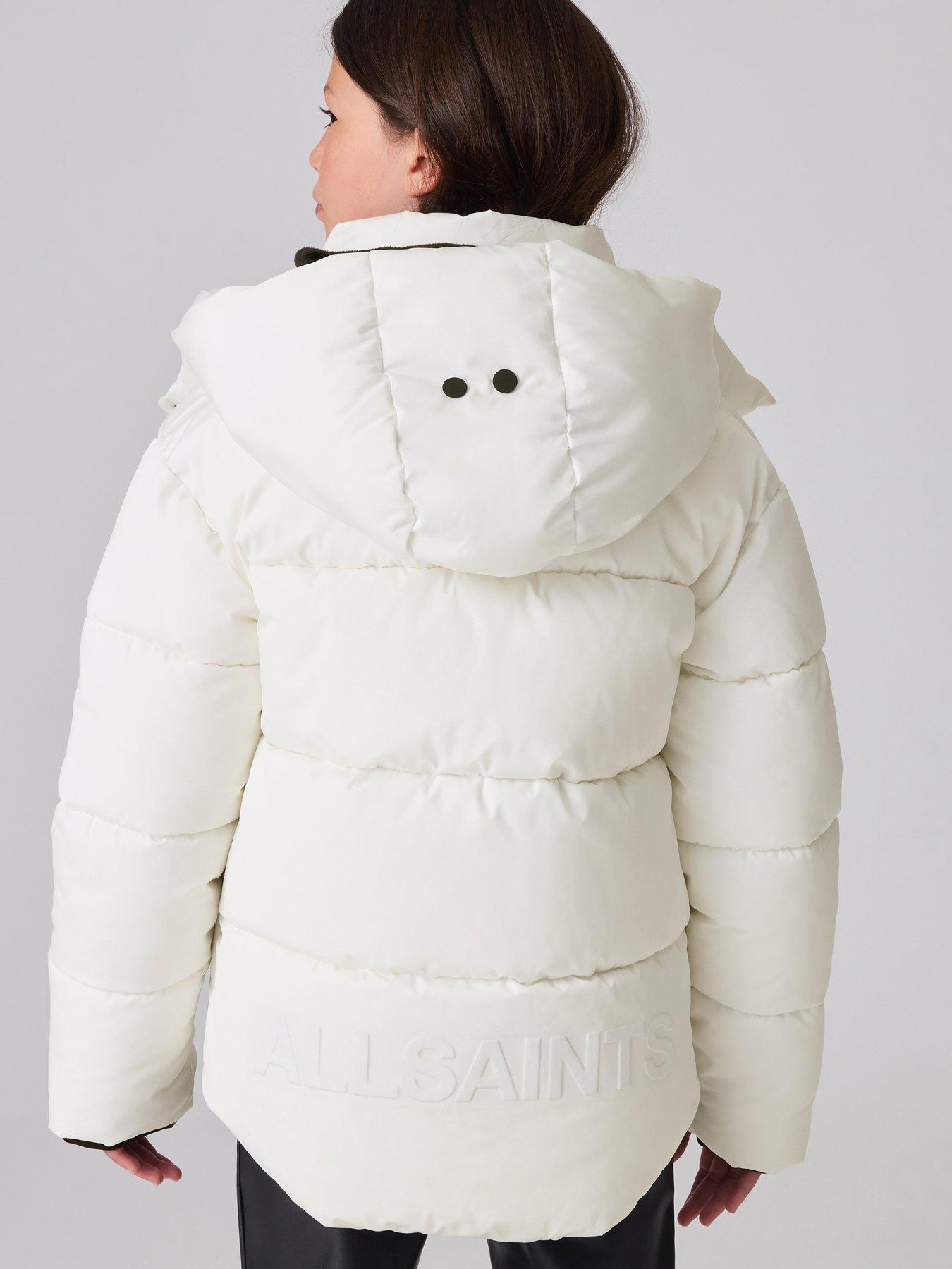 Padded white jacket on sale