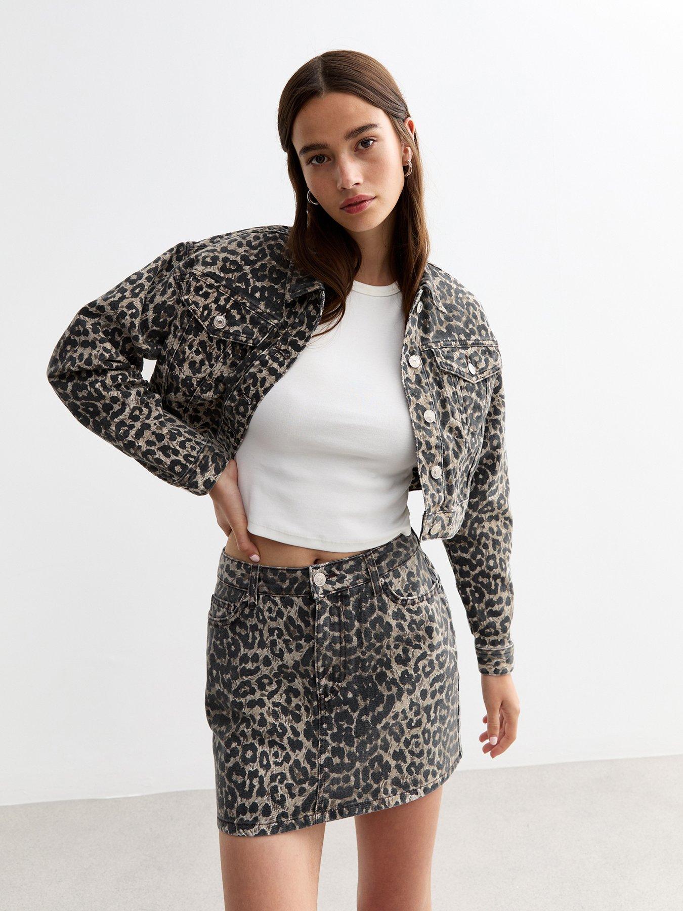 Animal print jacket new look hotsell