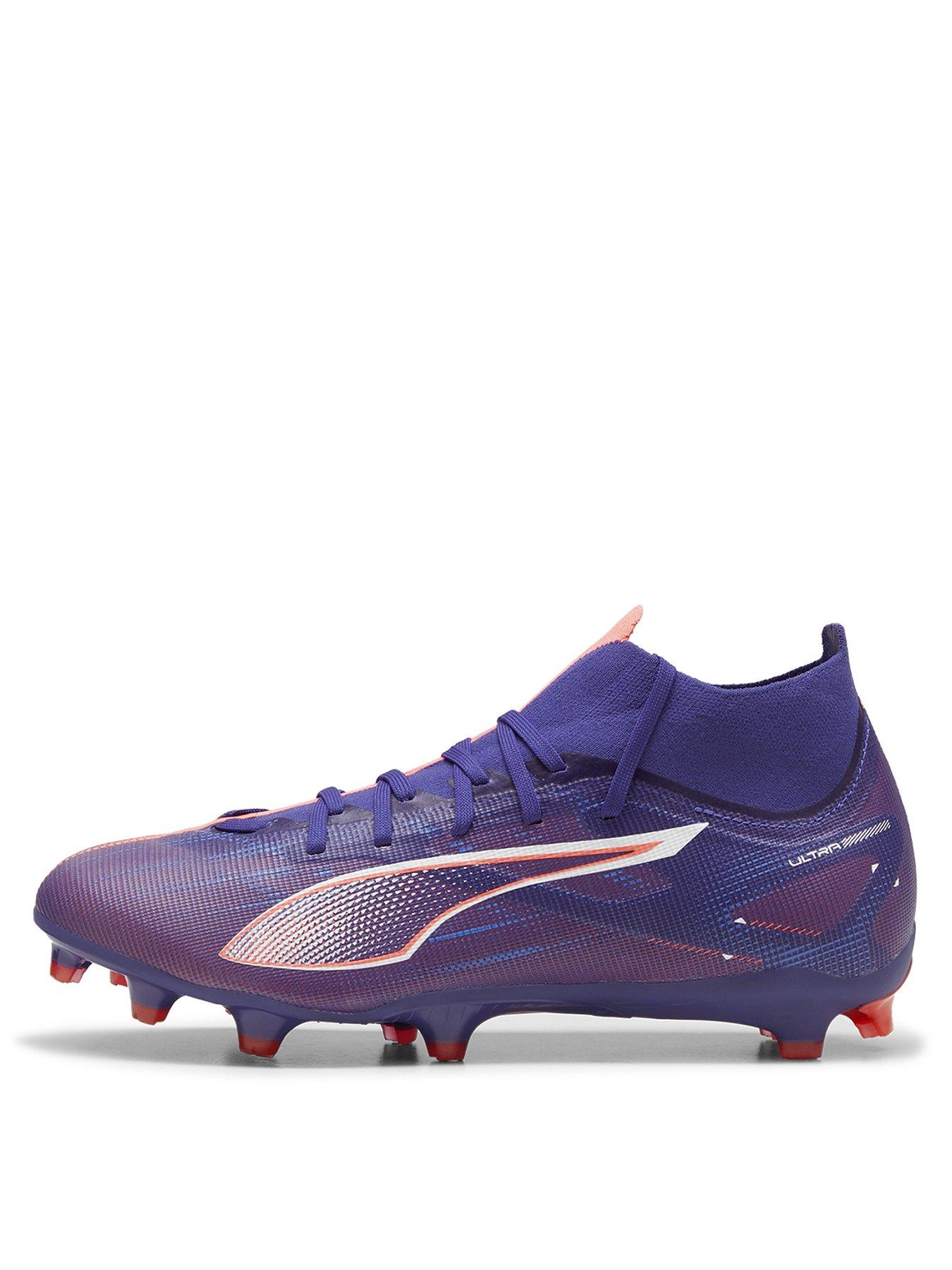 Puma Mens Ultra 5+ Match Laceless Firm Ground Football Boots - Blue